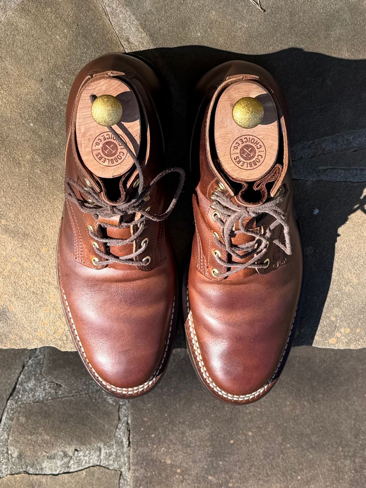 Photo by escapedTexan on February 28, 2026 of the Nicks 1925 Last Dress Boot in Horween Cypress Italian Brown.