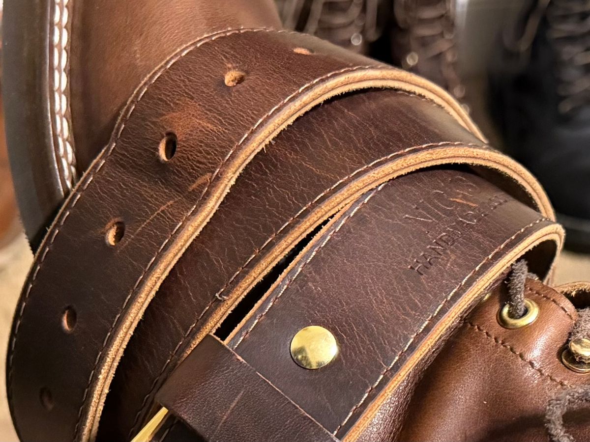 Photo by escapedTexan on February 25, 2026 of the Nicks 1925 Last Dress Boot in Horween Cypress Italian Brown.