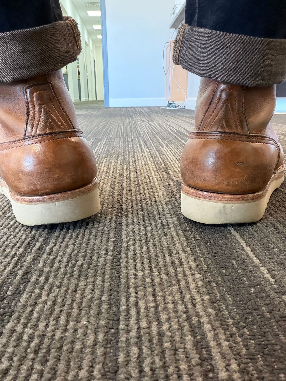 Photo by escapedTexan on February 13, 2026 of the Nicks Moc Toe in Seidel 1964 Tan.