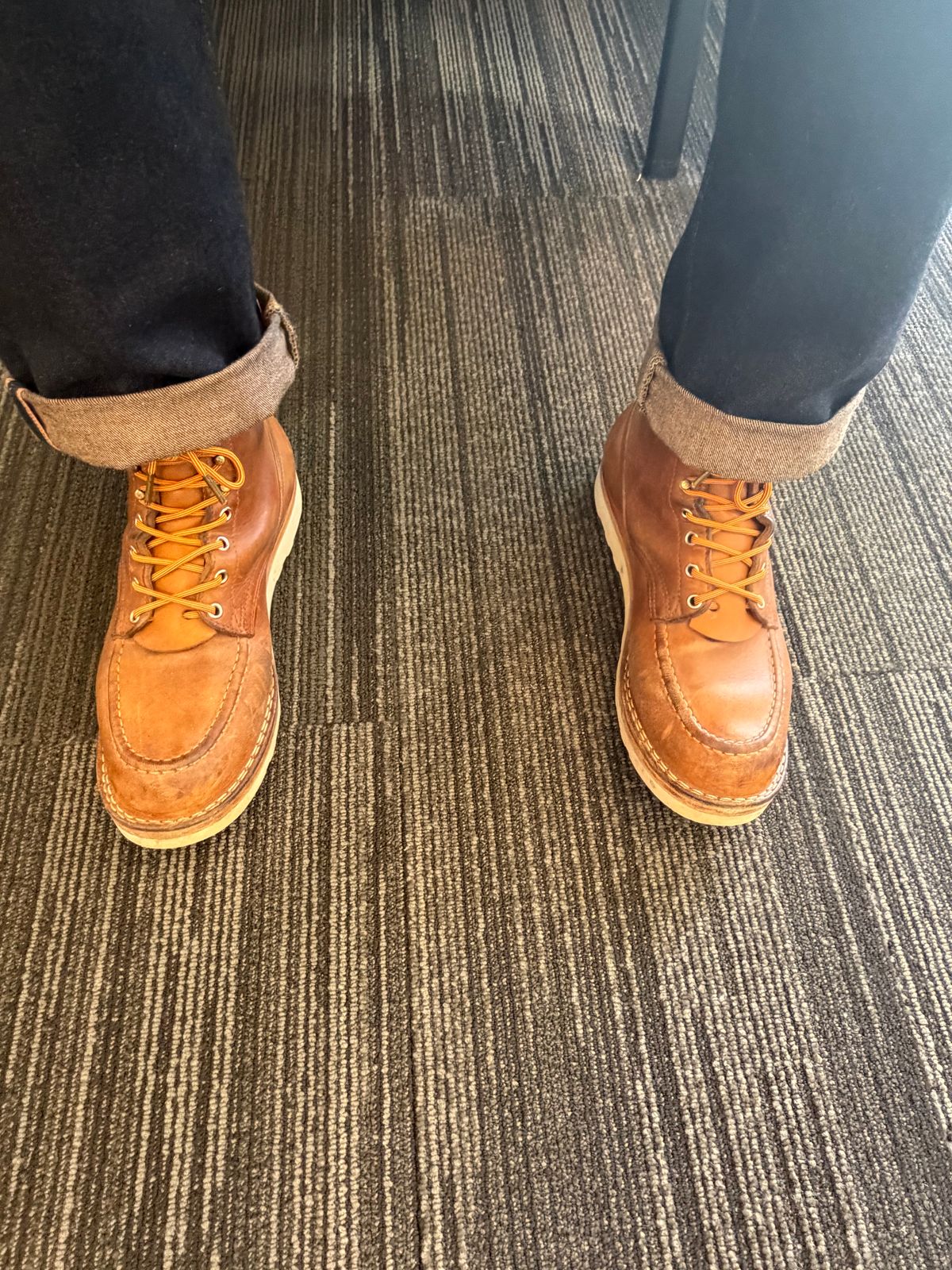 Photo by escapedTexan on February 13, 2026 of the Nicks Moc Toe in Seidel 1964 Tan.