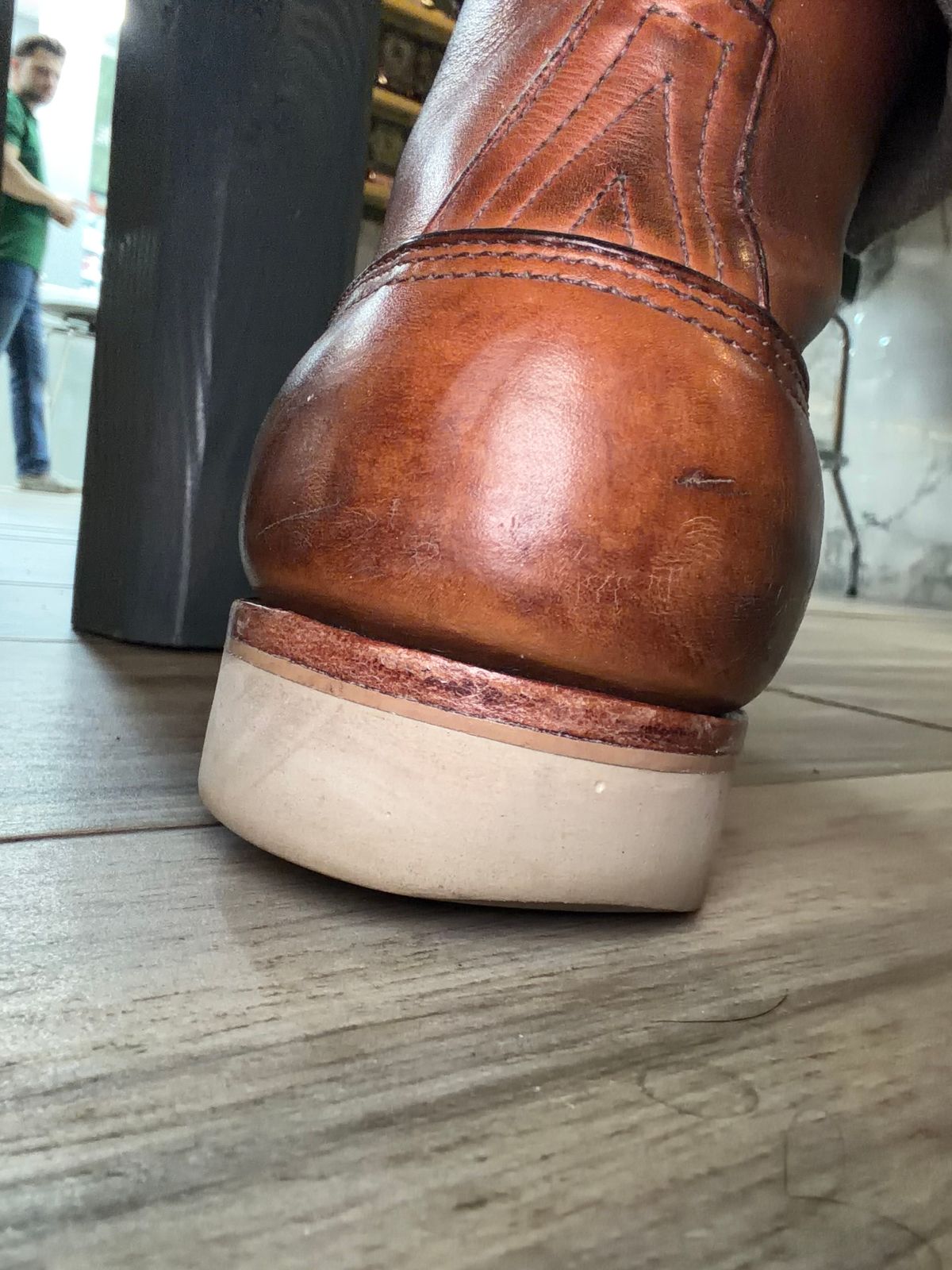 Photo by escapedTexan on February 24, 2026 of the Nicks Moc Toe in Seidel 1964 Tan.