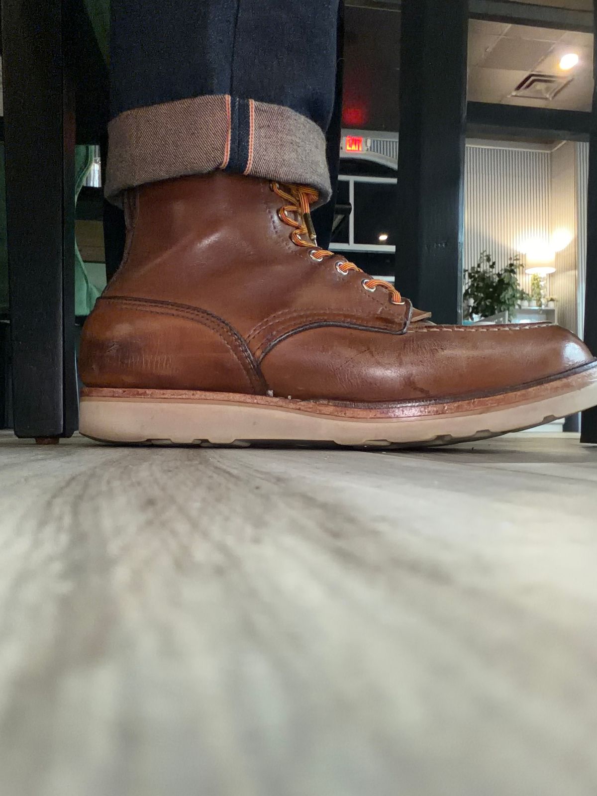 Photo by escapedTexan on February 24, 2026 of the Nicks Moc Toe in Seidel 1964 Tan.