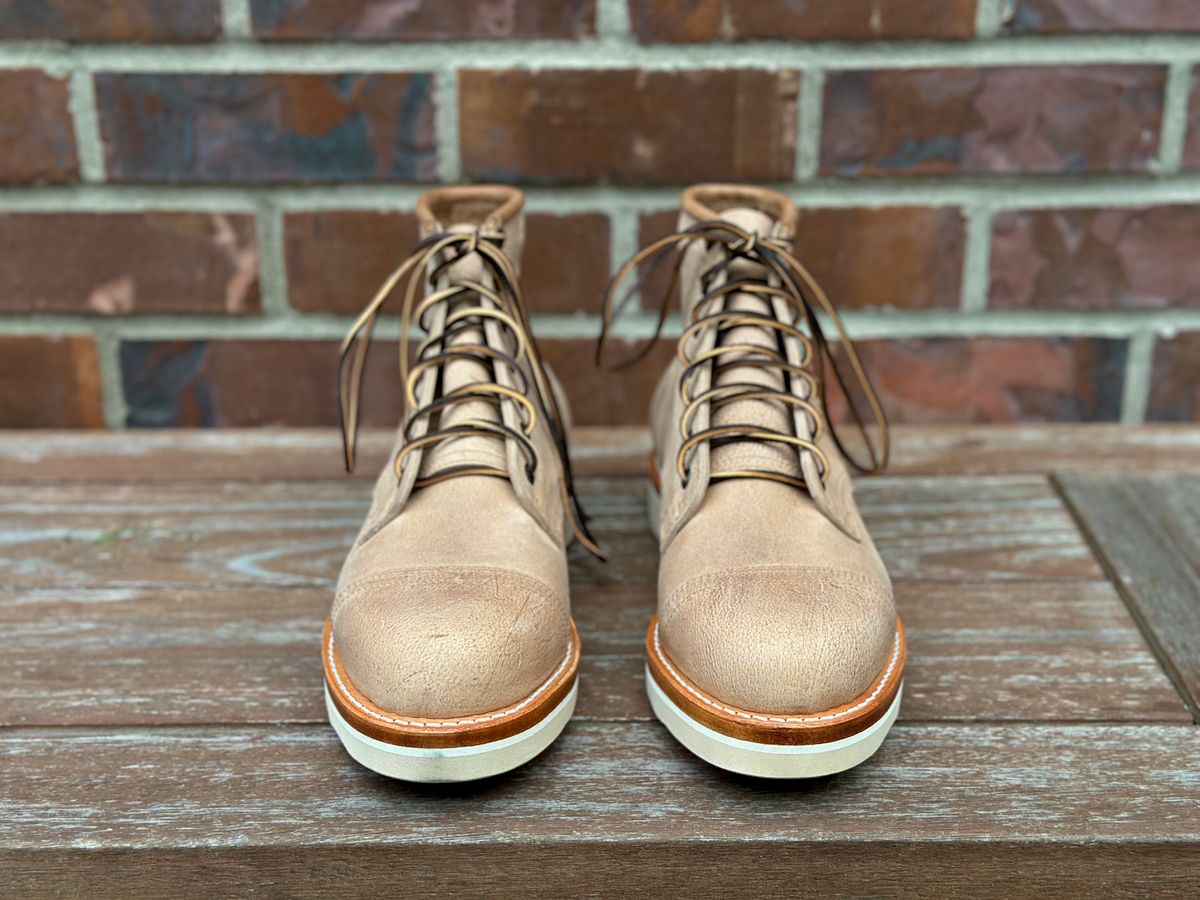Photo by tylers.hobby on November 1, 2022 of the Truman x ButterScotch Rango Boot in Ships Biscuit Kudu.