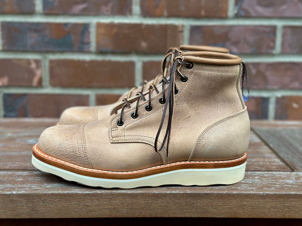 Photo by tylers.hobby on November 1, 2022 of the Truman x ButterScotch Rango Boot in Ships Biscuit Kudu.