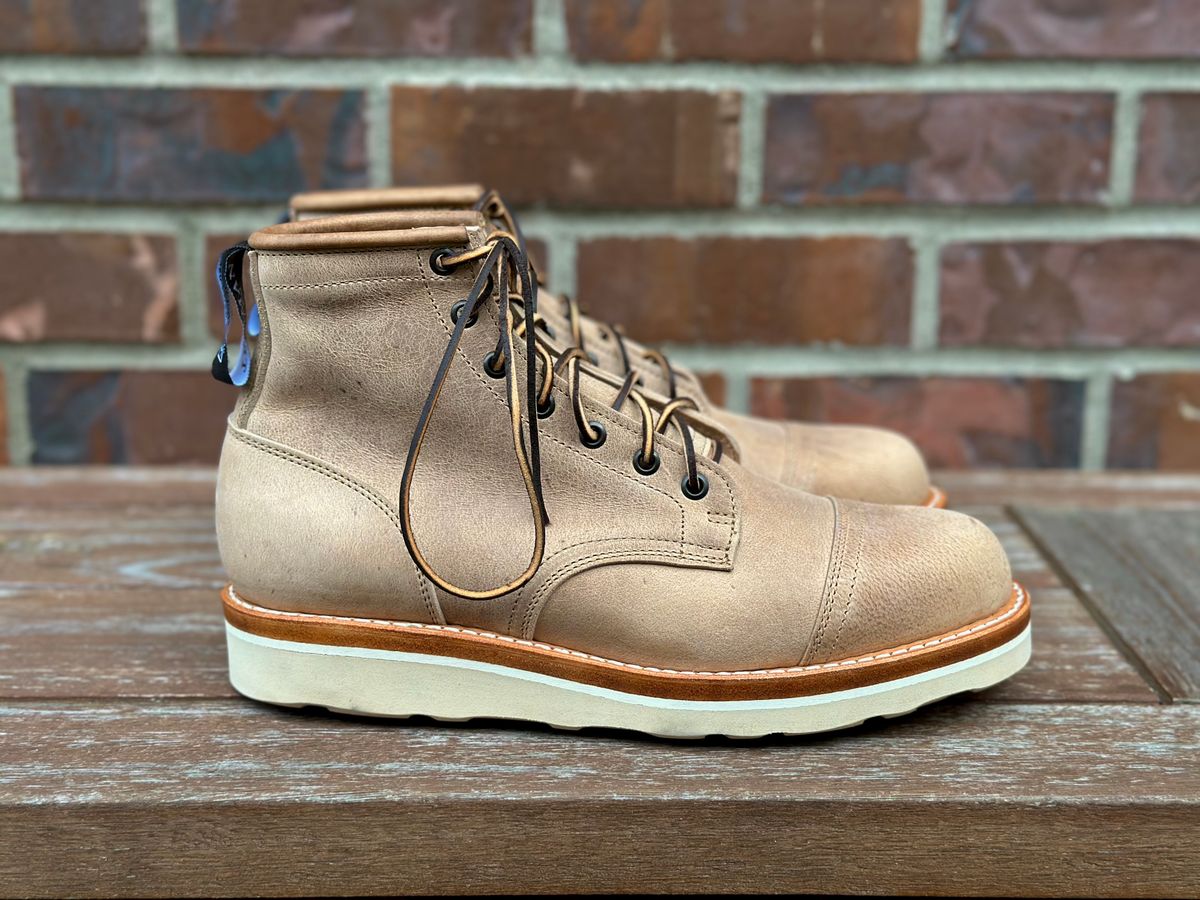 Photo by tylers.hobby on November 1, 2022 of the Truman x ButterScotch Rango Boot in Ships Biscuit Kudu.