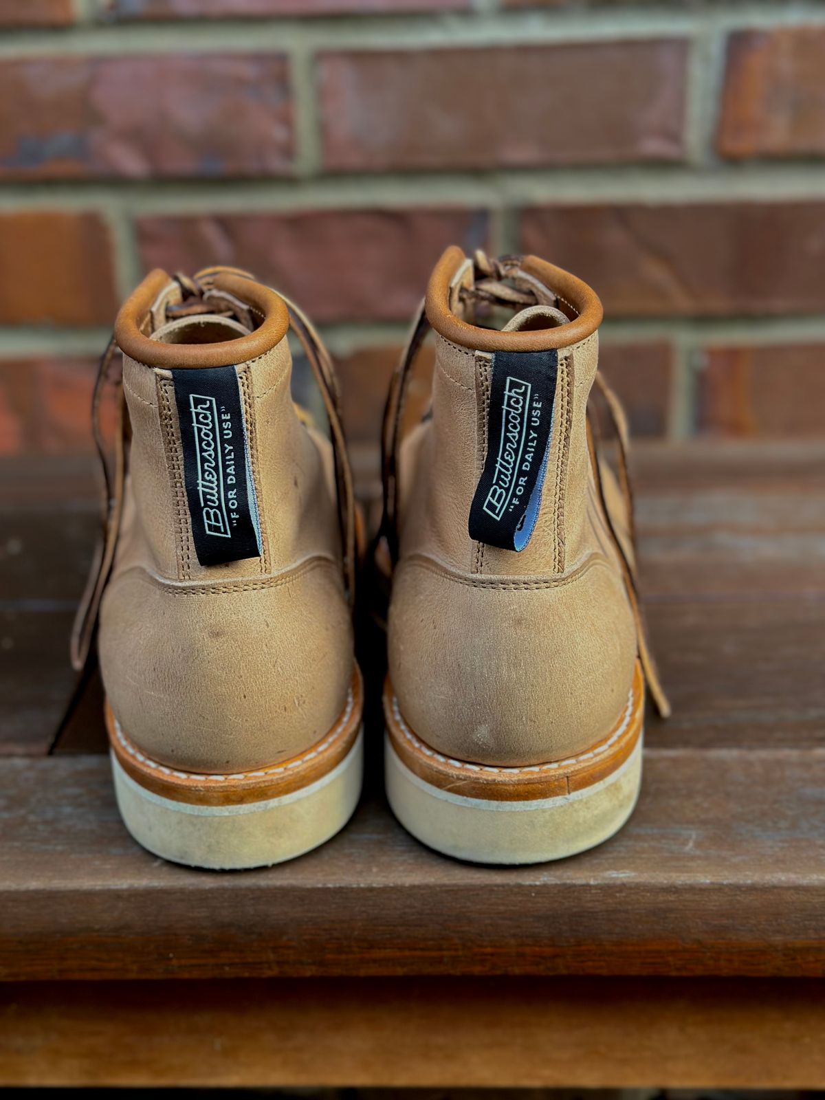 Photo by tylers.hobby on December 1, 2022 of the Truman x ButterScotch Rango Boot in Ships Biscuit Kudu.