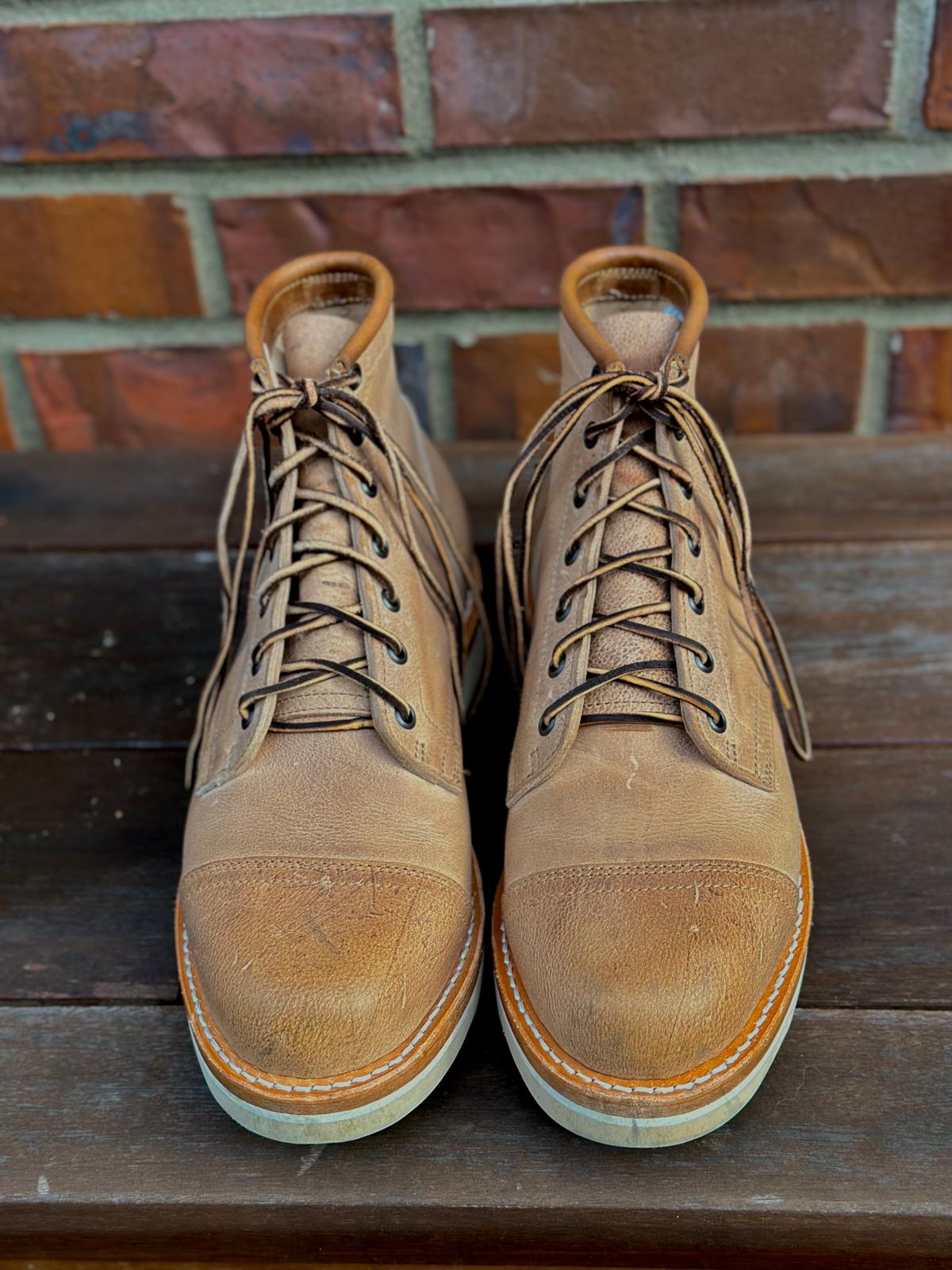 Photo by tylers.hobby on December 1, 2022 of the Truman x ButterScotch Rango Boot in Ships Biscuit Kudu.