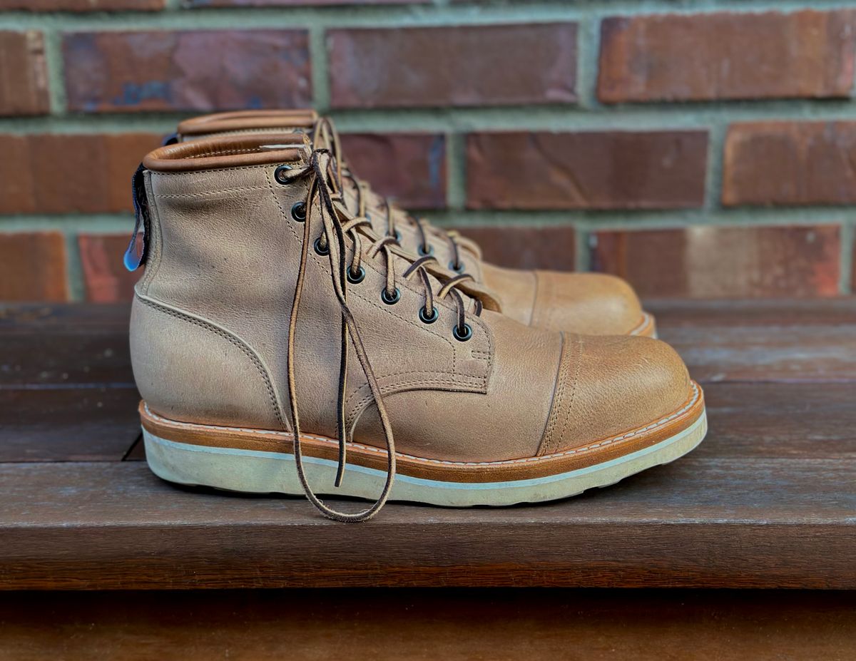 Photo by tylers.hobby on December 1, 2022 of the Truman x ButterScotch Rango Boot in Ships Biscuit Kudu.