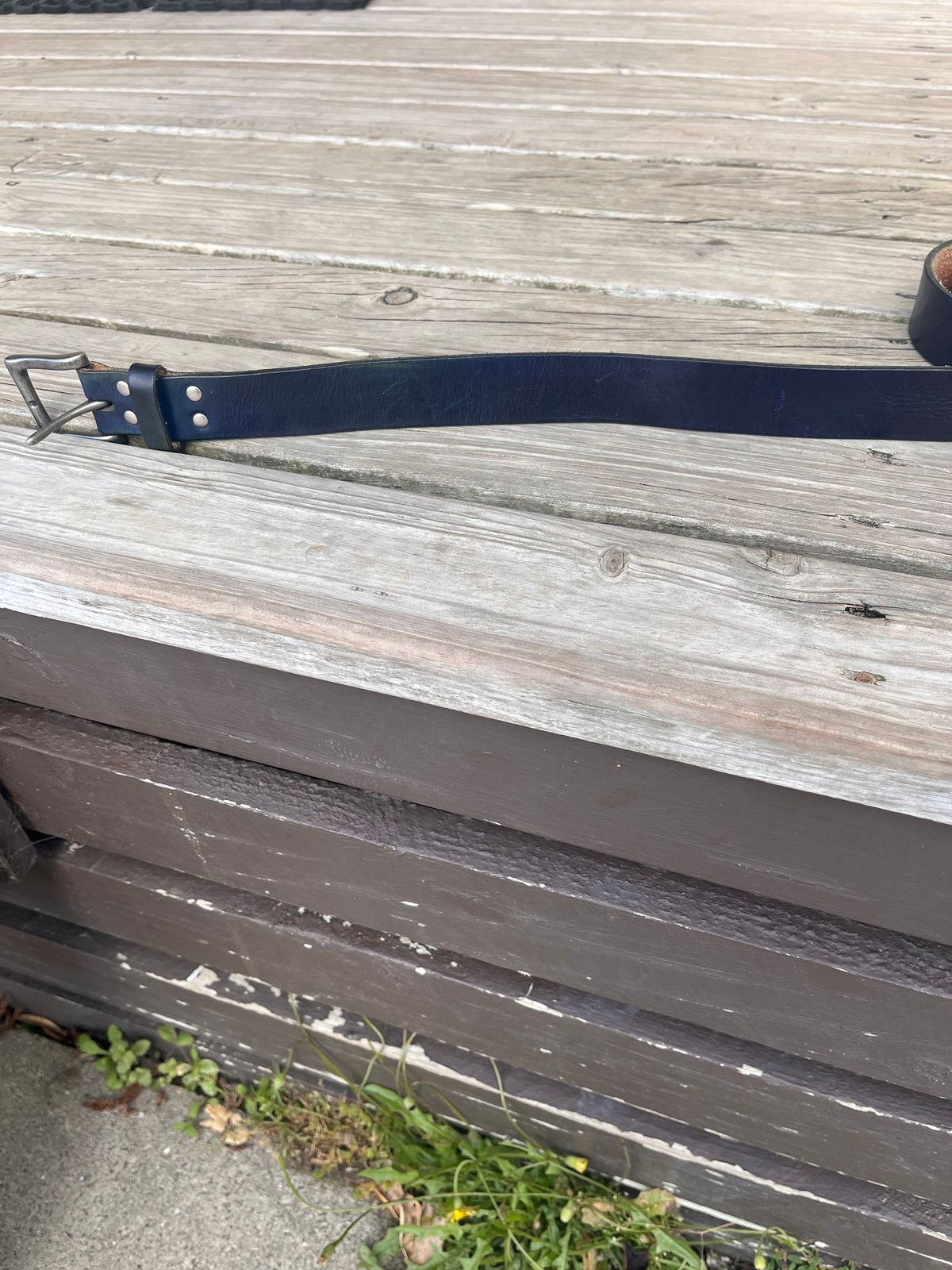 Photo by Dannflow on January 2, 2026 of the Sue engels Veg Tan Blue in Teacore Blue Veg Tan.