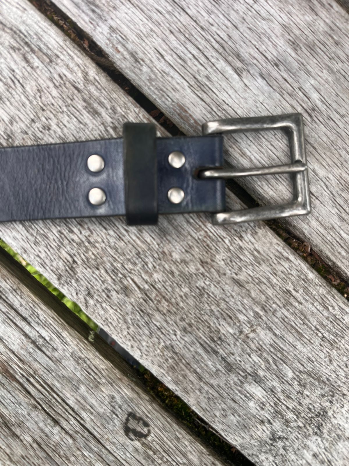 Photo by Dannflow on February 3, 2026 of the Sue engels Veg Tan Blue in Teacore Blue Veg Tan.