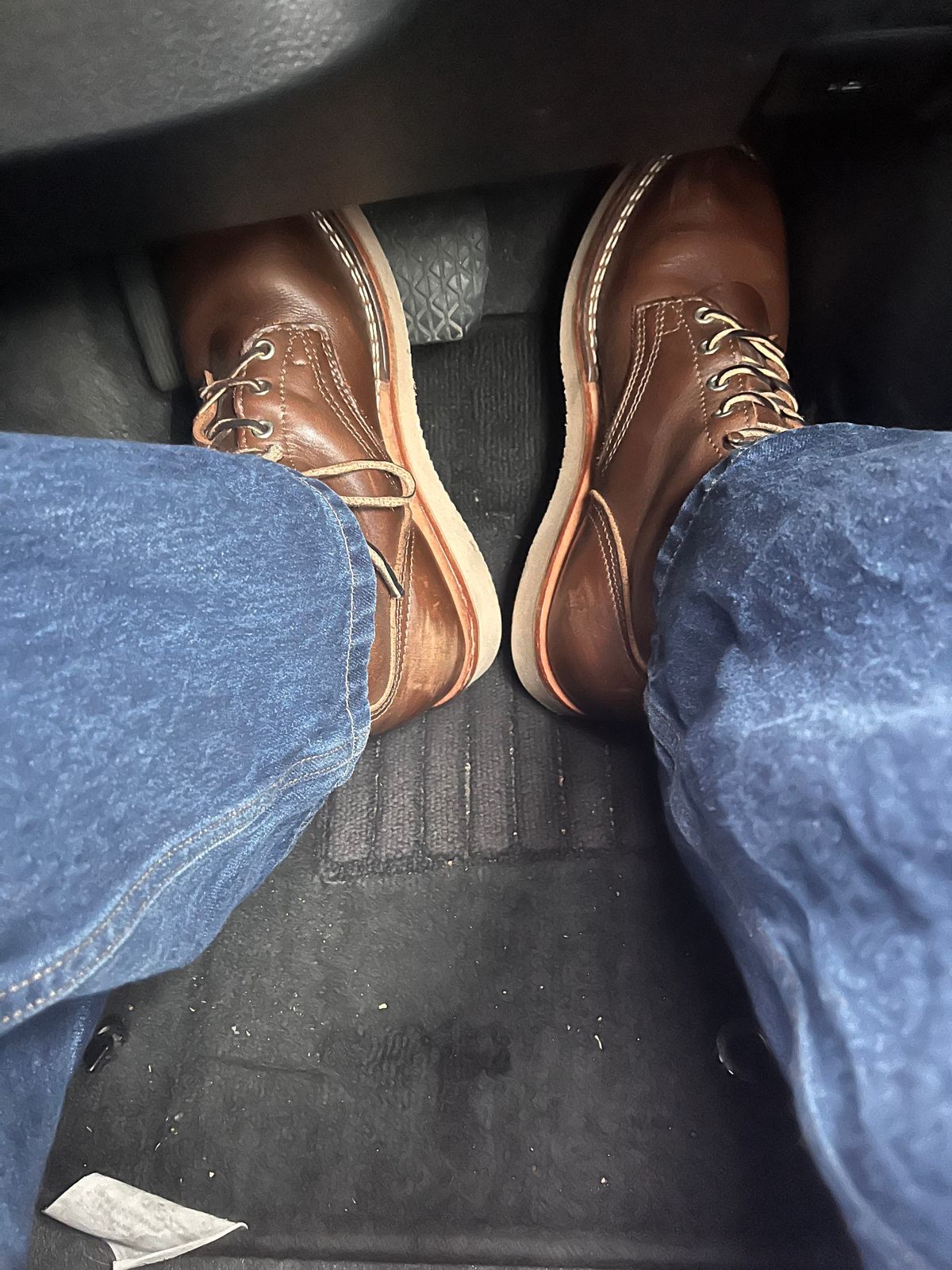 Photo by Dannflow on February 1, 2026 of the Nicks Free Range in Horween British Tan Chromexcel.
