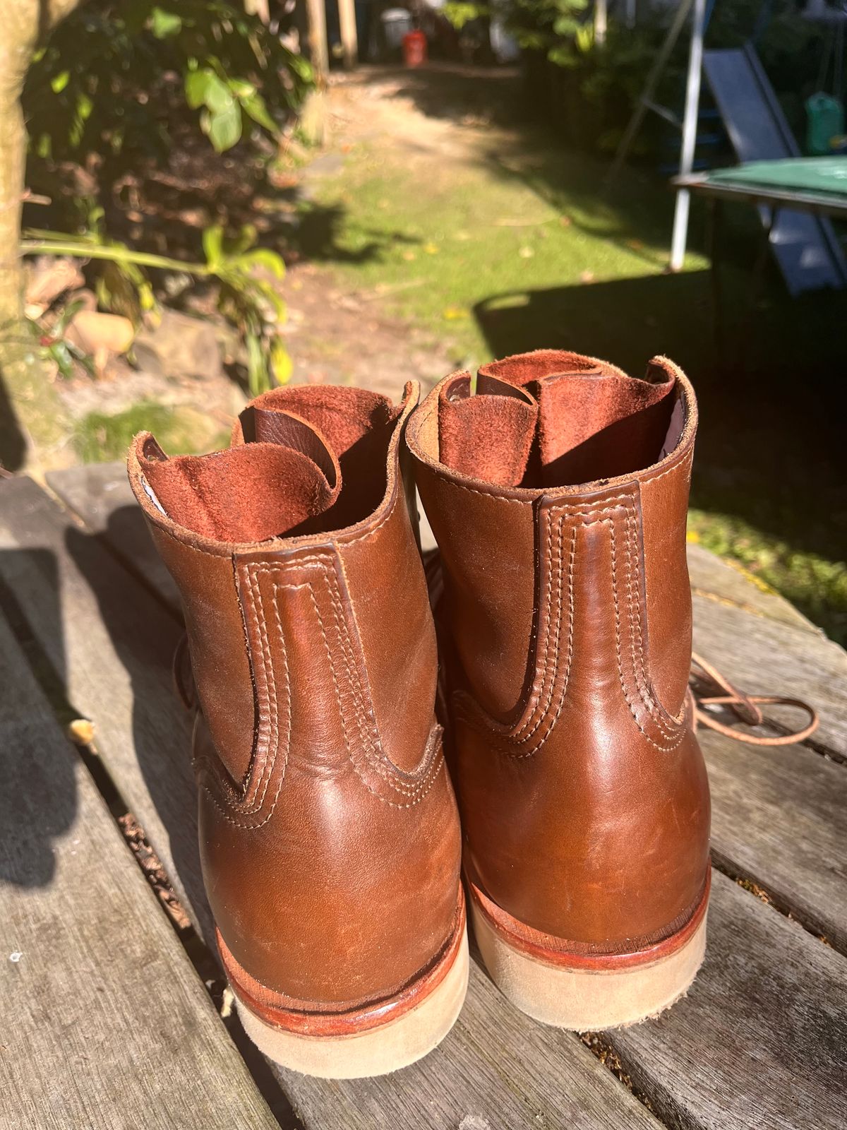 Photo by Dannflow on March 2, 2026 of the Nicks Free Range in Horween British Tan Chromexcel.