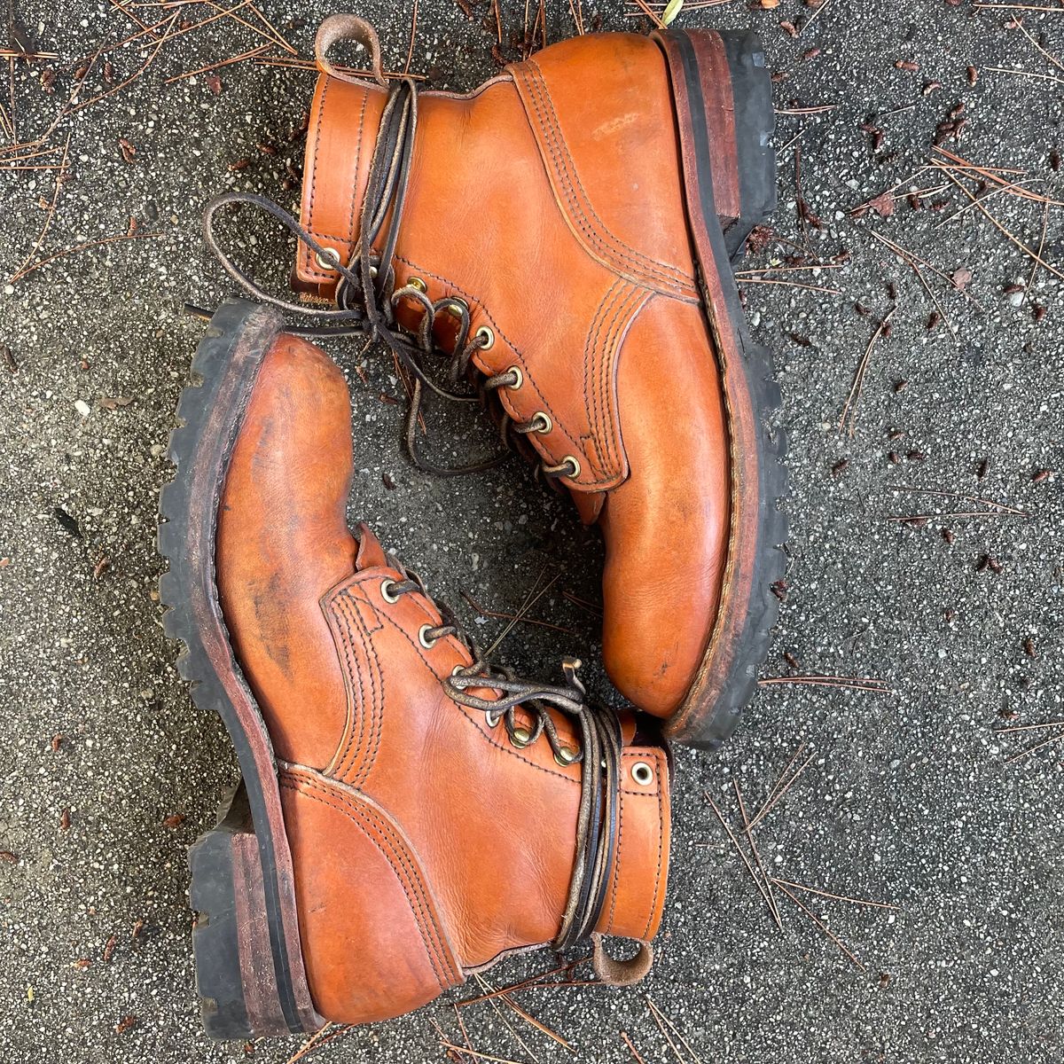 Photo by ConcreteLeatherFoot on January 3, 2024 of the Nicks DomePro in Wickett & Craig Tan English Bridle.