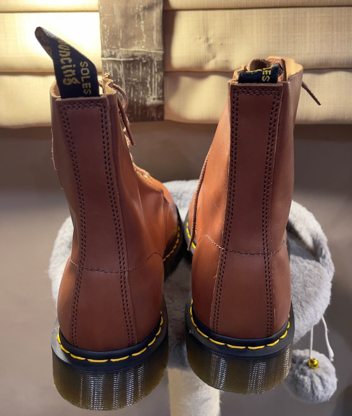 Photo by kylocheff on November 5, 2024 of the Doc Martens 1460 in Carrara Veg Tan.