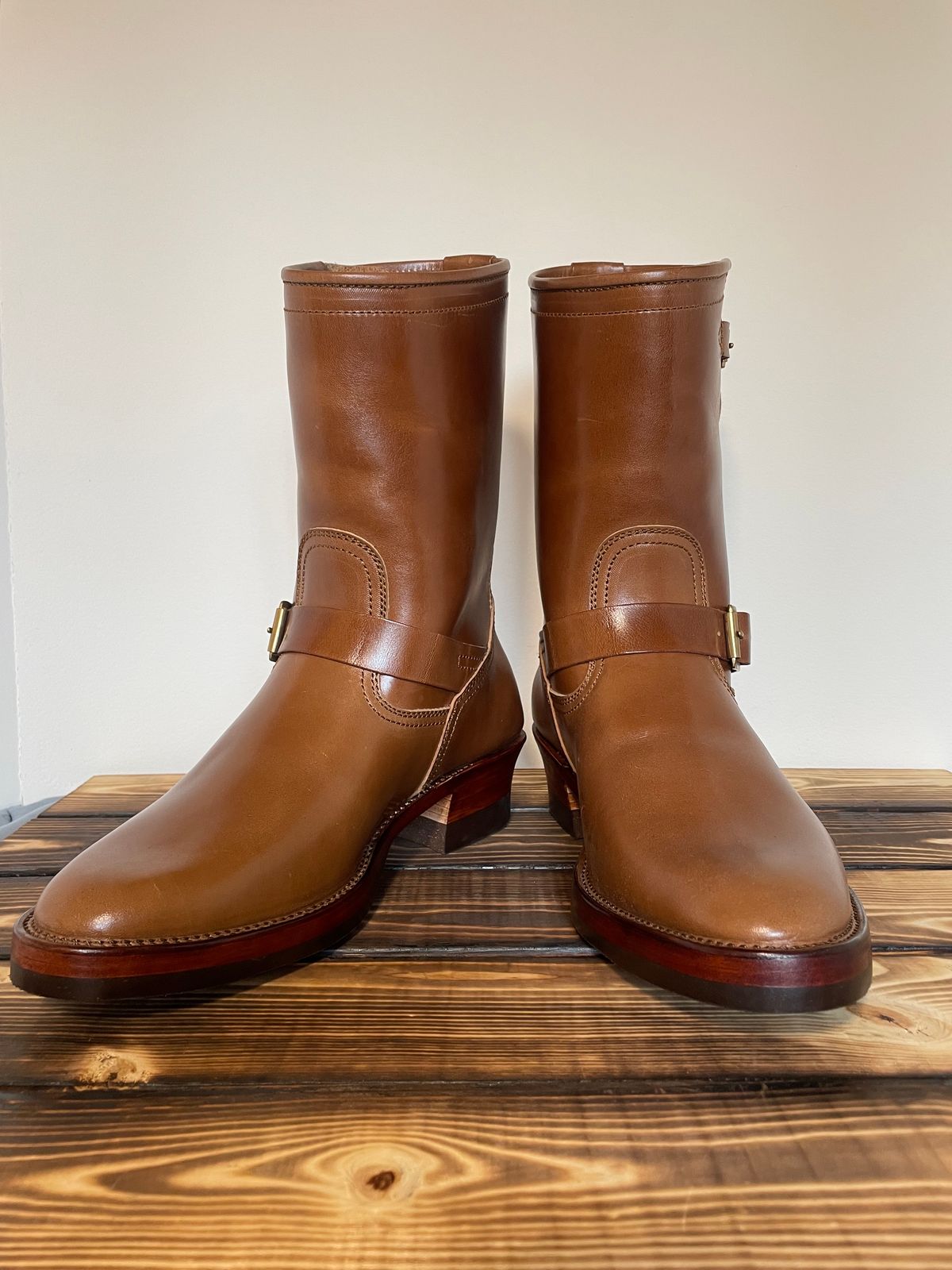 Photo by BacidiaGlory on October 9, 2023 of the Briselblack The Keeper 'Type 2' Engineer Boot in Maryam Toscanello Horsebutt.