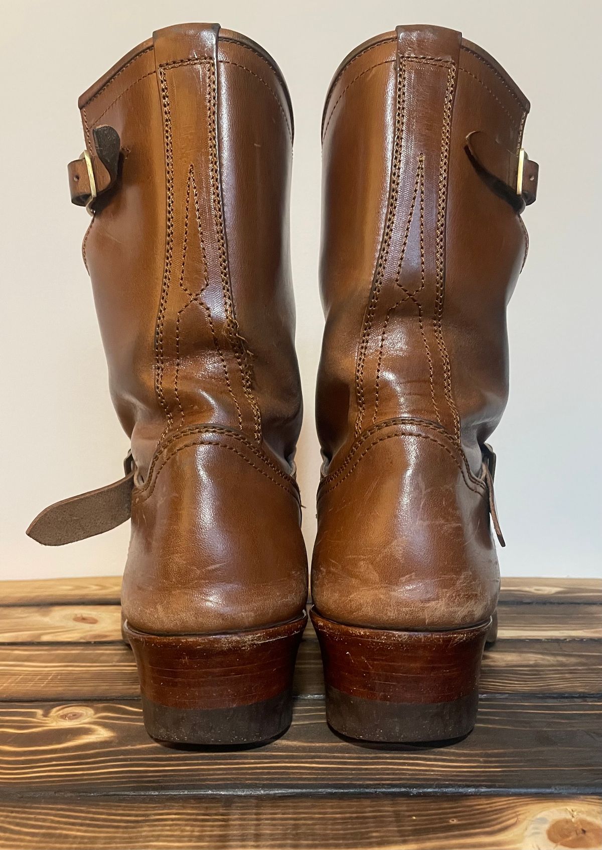 Photo by BacidiaGlory on January 5, 2024 of the Briselblack The Keeper 'Type 2' Engineer Boot in Maryam Toscanello Horsebutt.