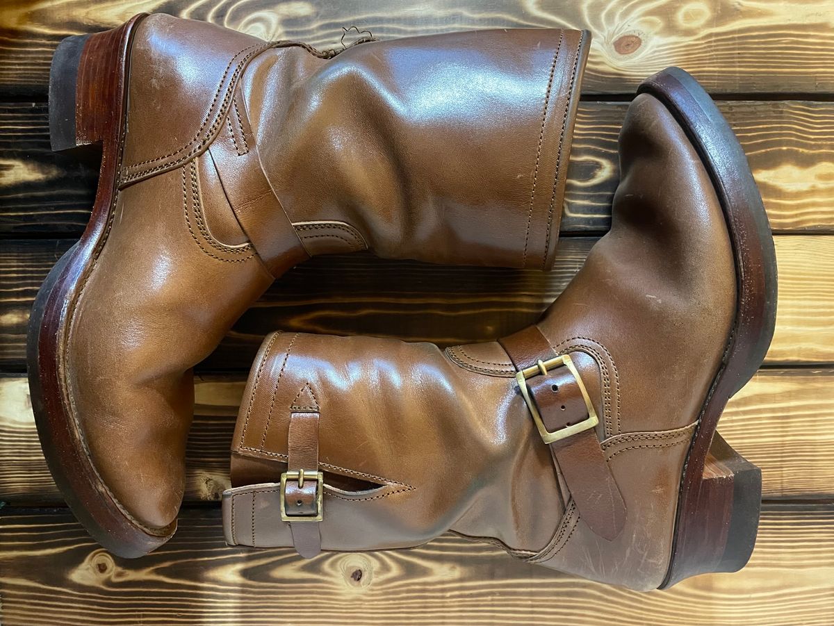Photo by BacidiaGlory on January 5, 2024 of the Briselblack The Keeper 'Type 2' Engineer Boot in Maryam Toscanello Horsebutt.