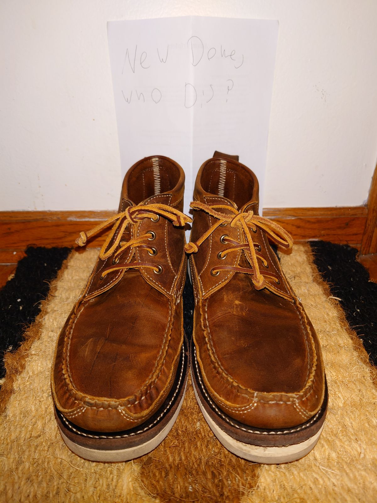 Photo by Exsufflicate on October 3, 2025 of the Easymoc Scout Boot in Seidel Trail Crazy Horse.