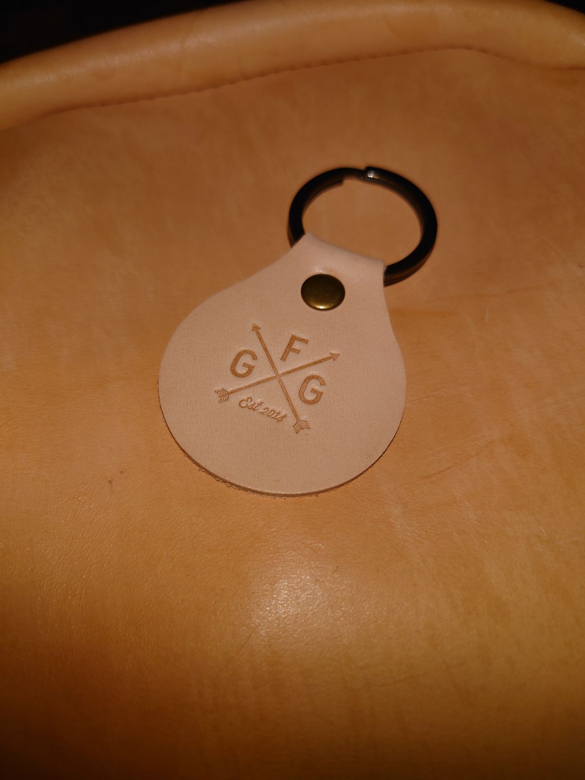 Photo by Exsufflicate on November 6, 2025 of the Go Forth Goods Classic Zippered Leather Backpack in Unknown Natural Veg Tan.