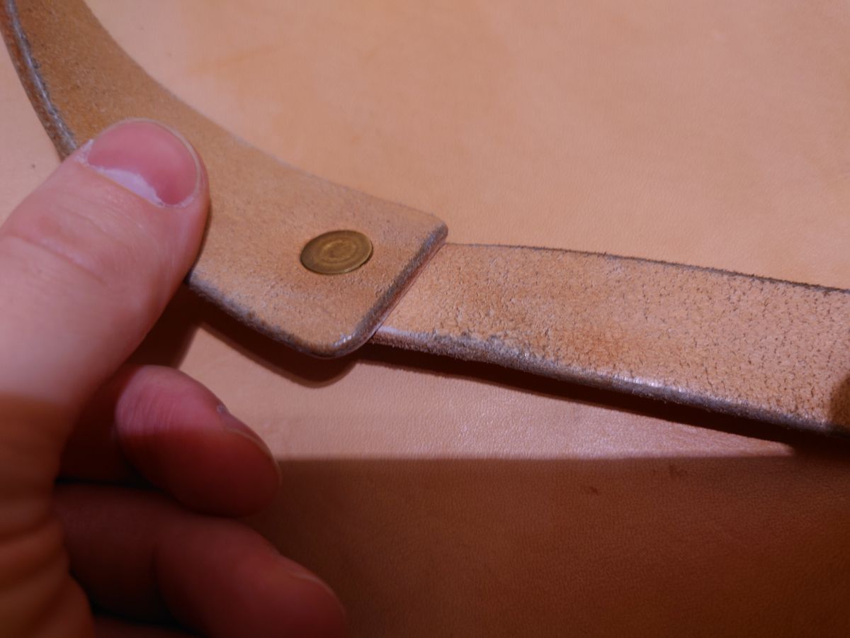 Photo by Exsufflicate on March 6, 2026 of the Go Forth Goods Classic Zippered Leather Backpack in Unknown Natural Veg Tan.