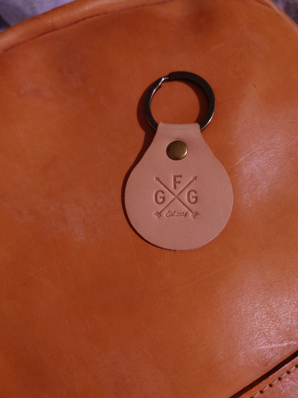 Photo by Exsufflicate on April 6, 2026 of the Go Forth Goods Classic Zippered Leather Backpack in Unknown Natural Veg Tan.