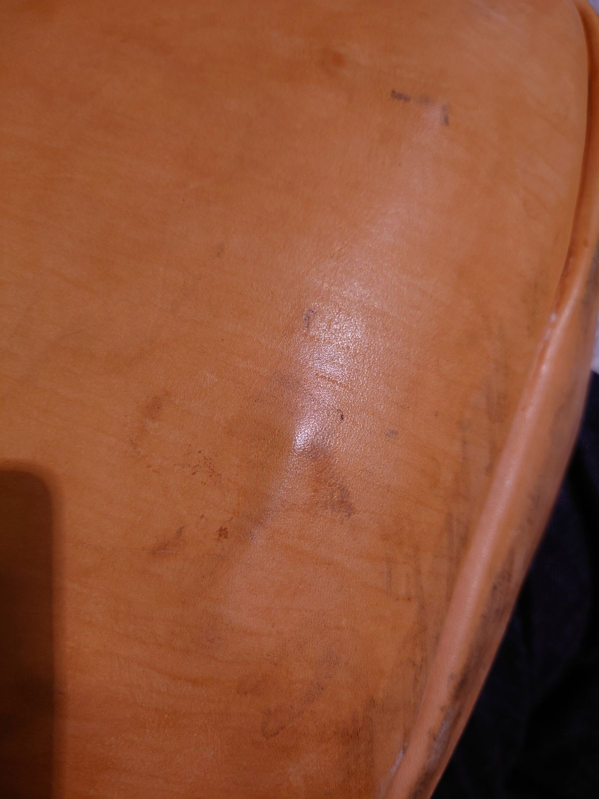 Photo by Exsufflicate on April 6, 2026 of the Go Forth Goods Classic Zippered Leather Backpack in Unknown Natural Veg Tan.