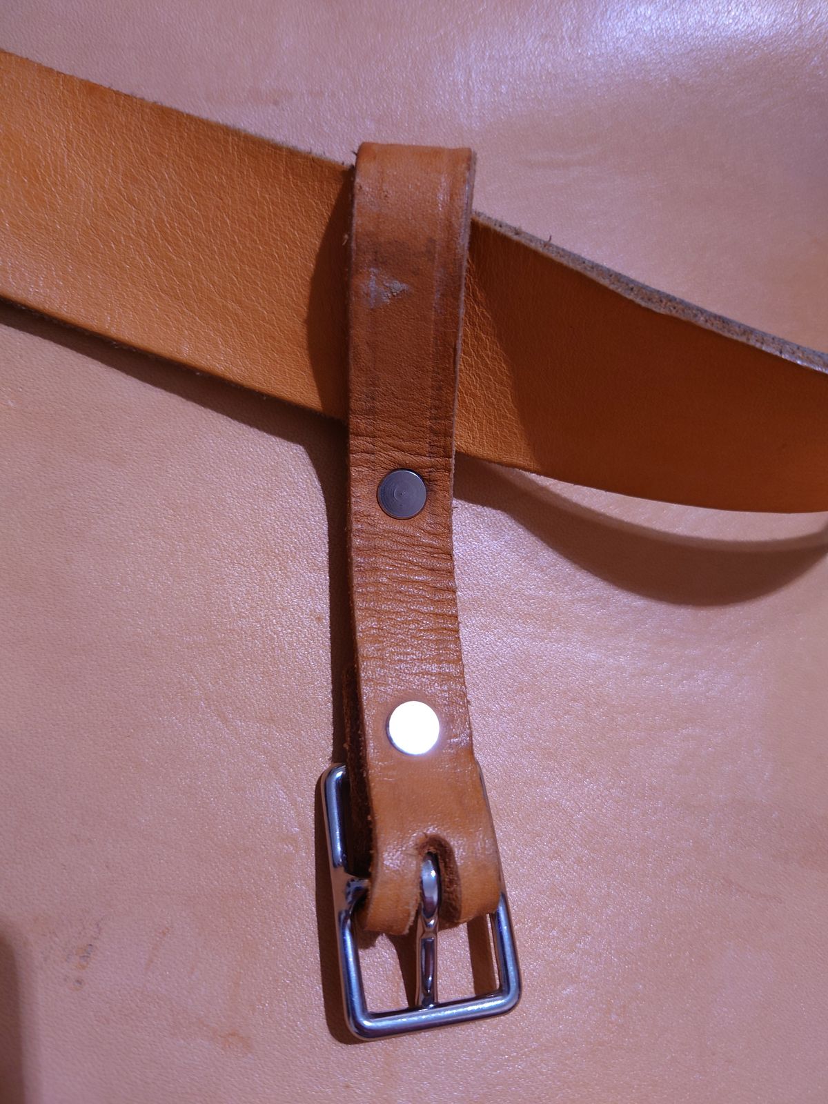 Photo by Exsufflicate on April 6, 2026 of the Go Forth Goods Classic Zippered Leather Backpack in Unknown Natural Veg Tan.