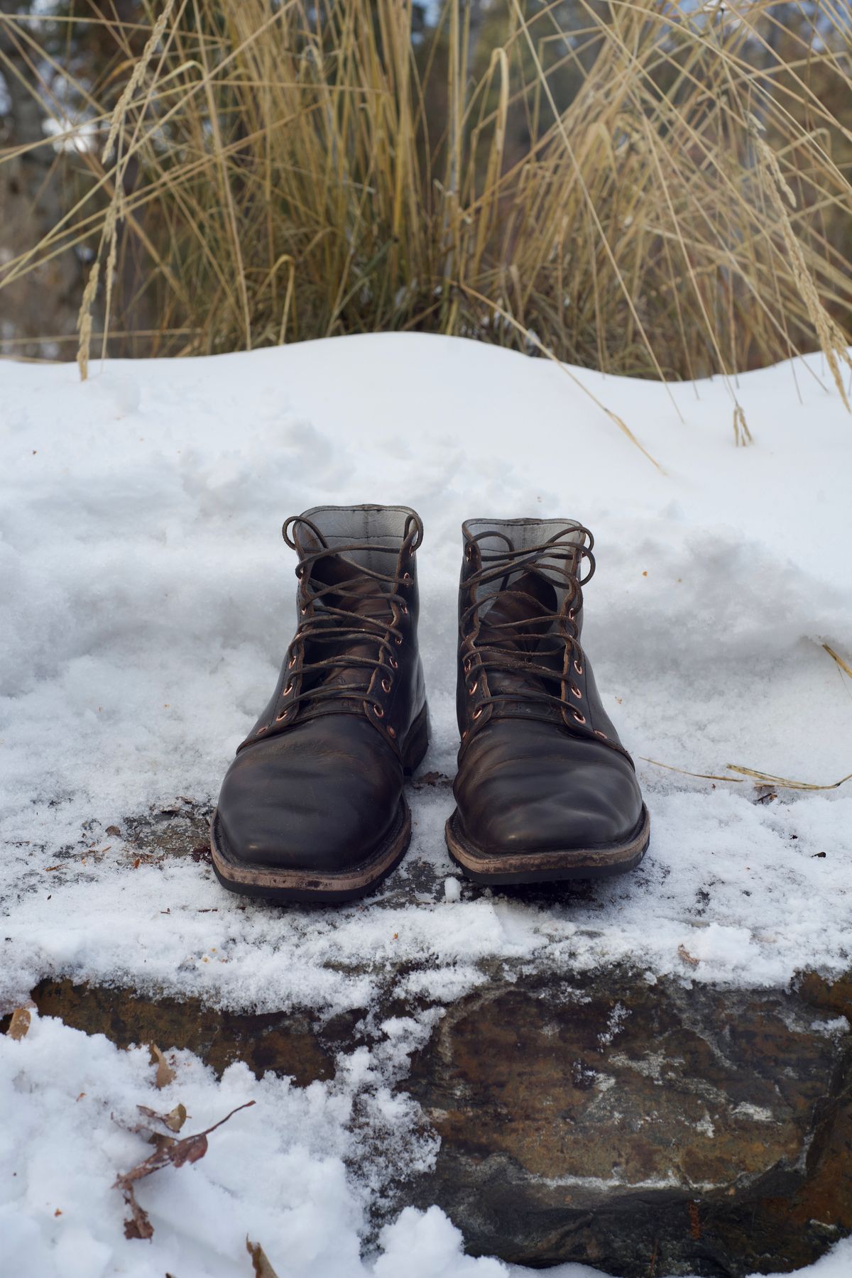 Photo by chukchuk on February 4, 2023 of the Endurance Leather Co. Unlisted Model in Horween Overdyed Chromexcel Horsehide.