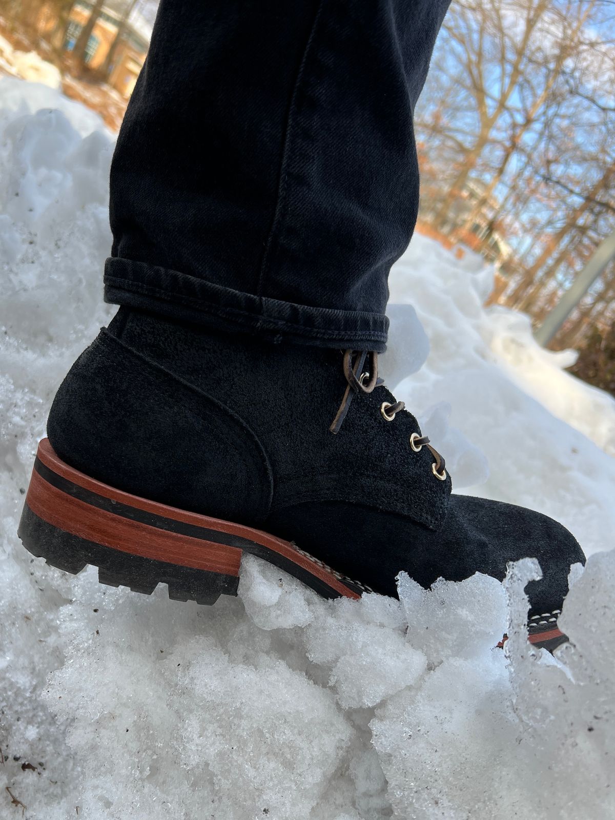 Photo by goblutes on January 24, 2025 of the Nicks BuilderPro in Seidel MaxSupport Black Roughout.