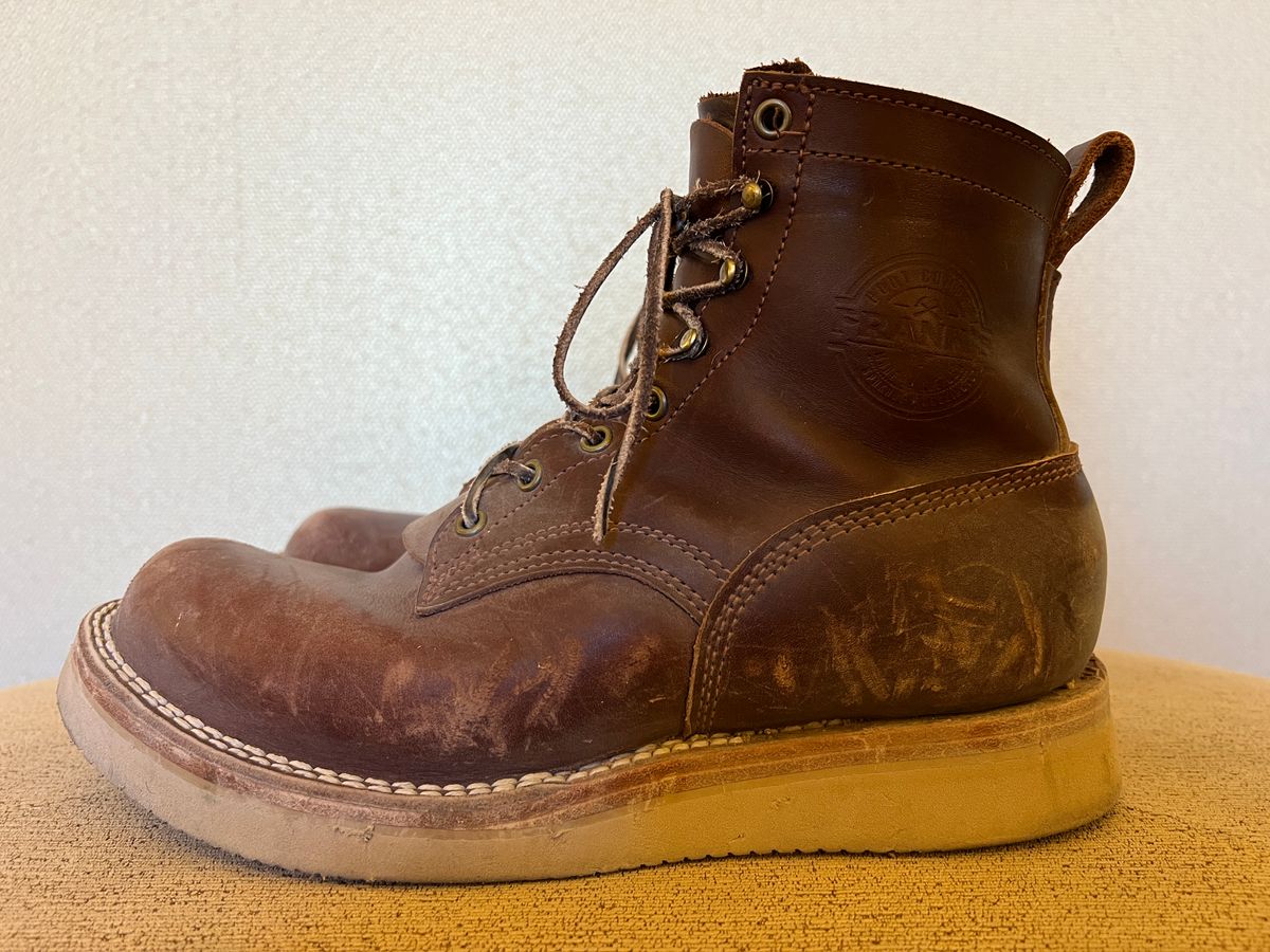 Photo by goblutes on May 2, 2024 of the Frank's Boots Rainier in Seidel Chocolate.