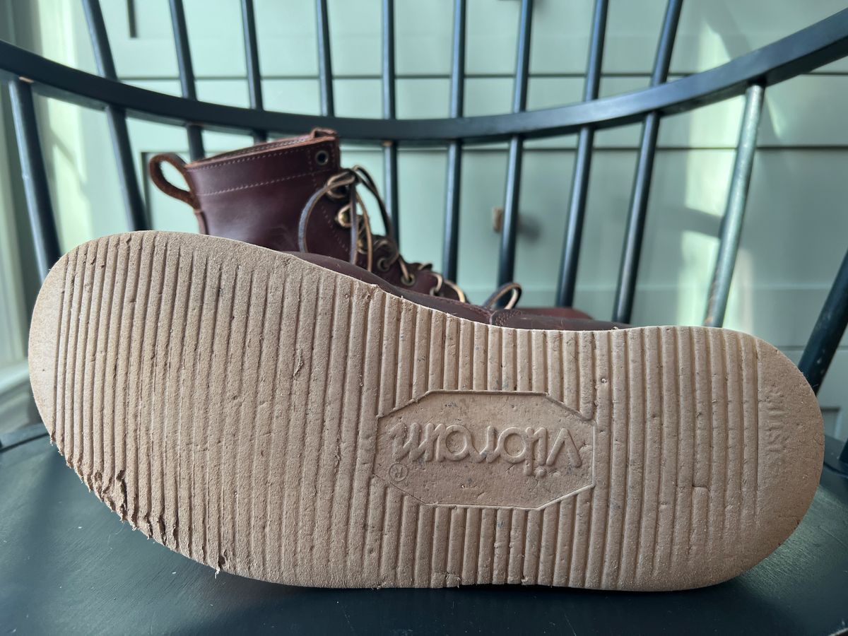 Photo by goblutes on January 11, 2025 of the Frank's Boots Rainier in Seidel Chocolate.