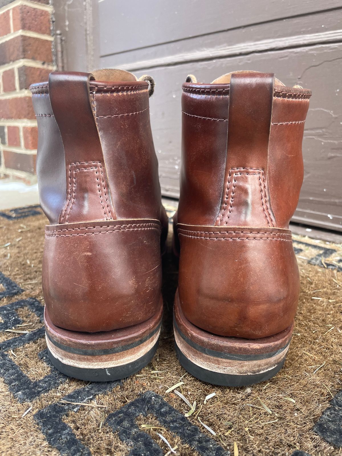 Photo by nareichert on February 2, 2023 of the Wesco Hendrik in Horween Color 4 Shell Cordovan.