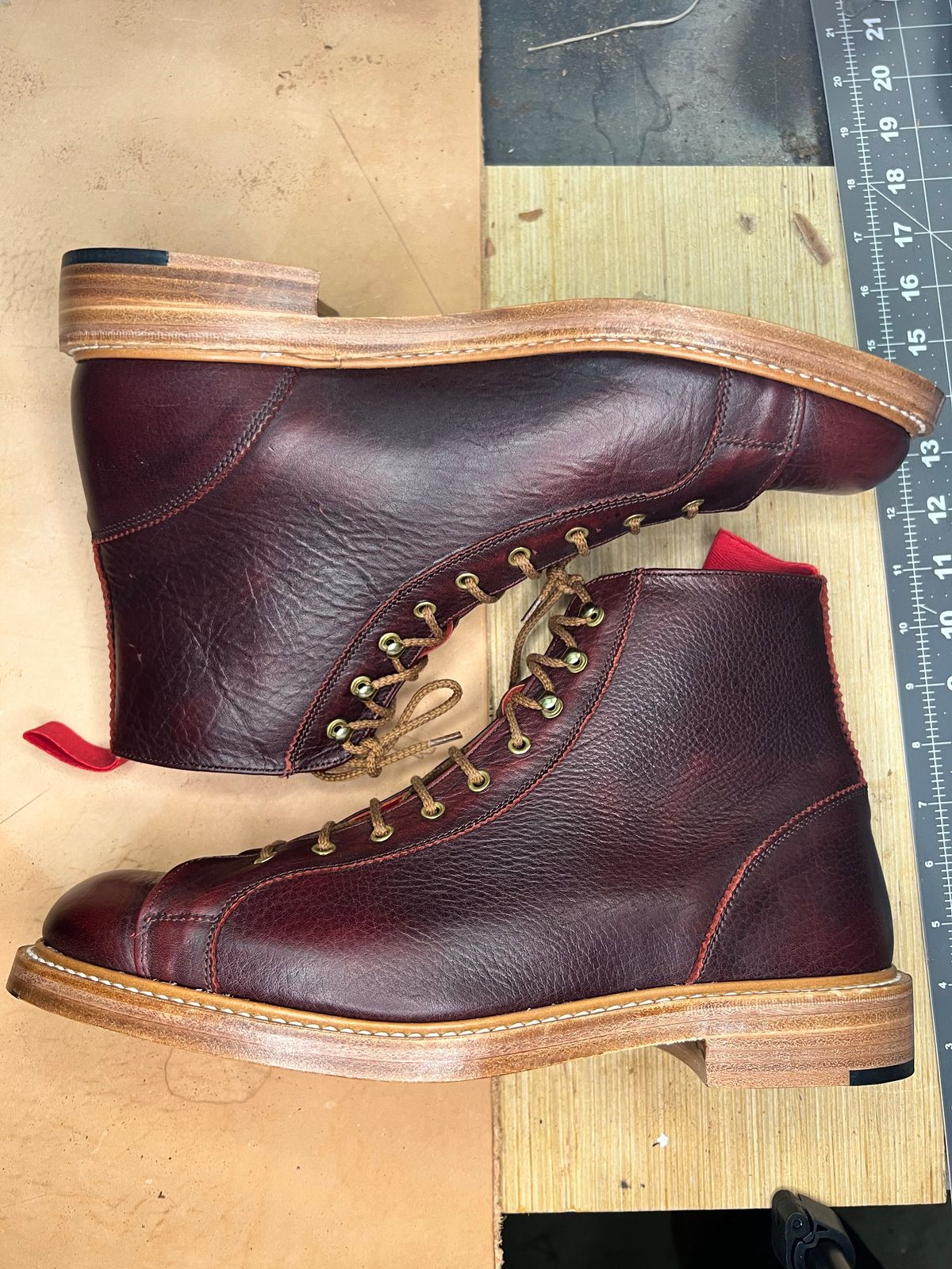 Photo by hai.kobl on November 1, 2022 of the Tricker's Ethan Monkey Boot in C.F. Stead Sign Classic Kudu.