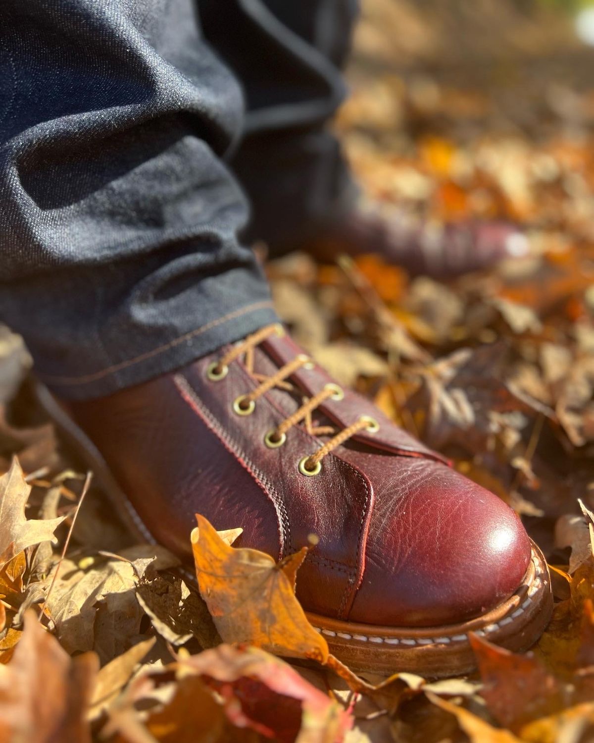 Photo by hai.kobl on November 2, 2022 of the Tricker's Ethan Monkey Boot in C.F. Stead Sign Classic Kudu.
