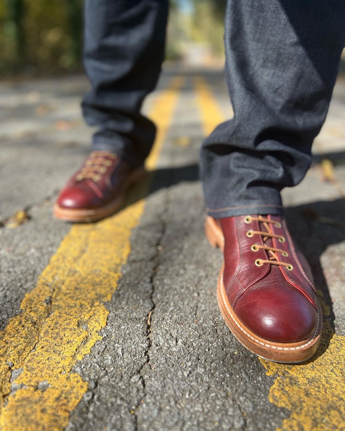 Photo by hai.kobl on November 2, 2022 of the Tricker's Ethan Monkey Boot in C.F. Stead Sign Classic Kudu.