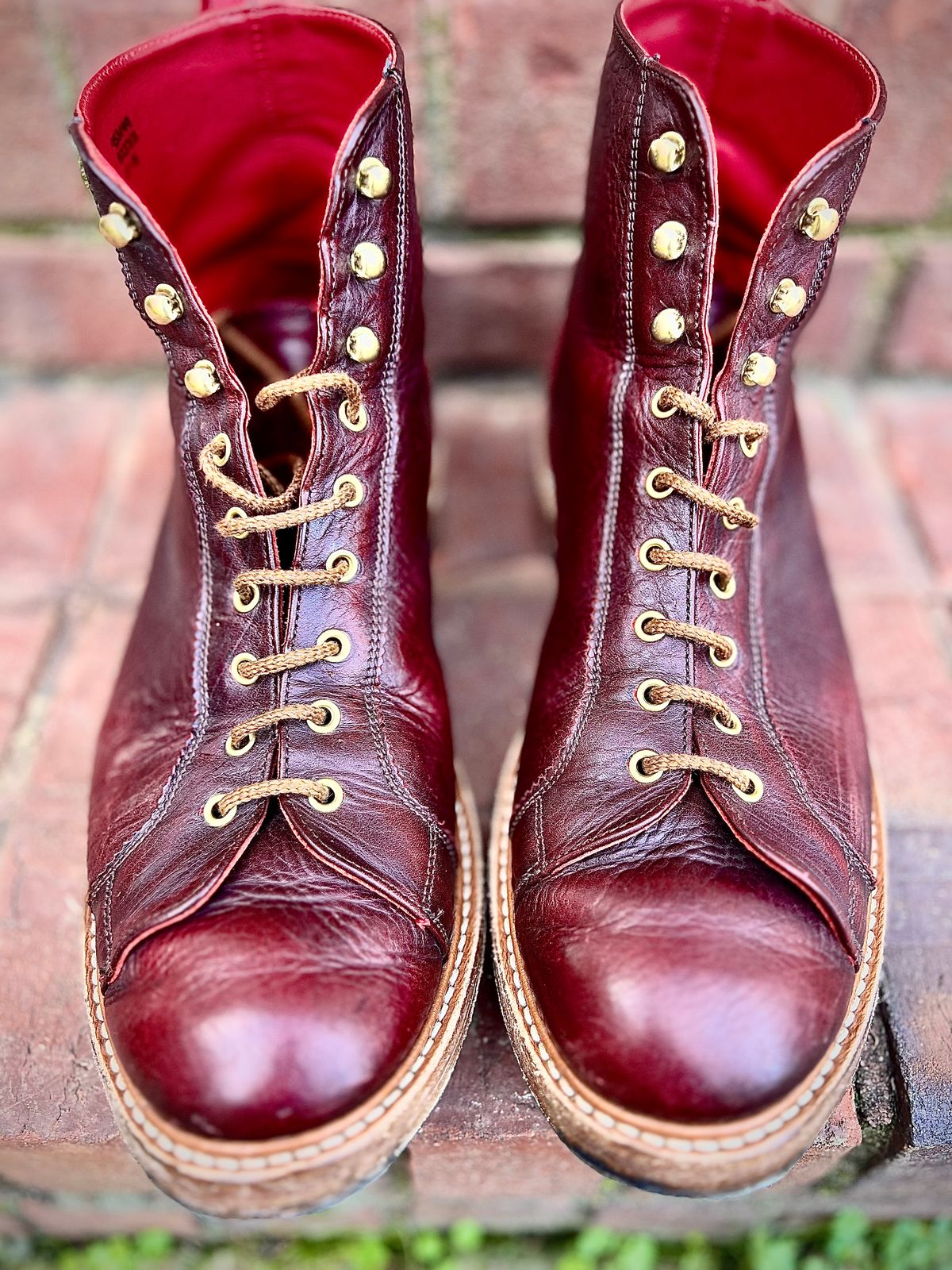 Photo by hai.kobl on November 20, 2022 of the Tricker's Ethan Monkey Boot in C.F. Stead Sign Classic Kudu.