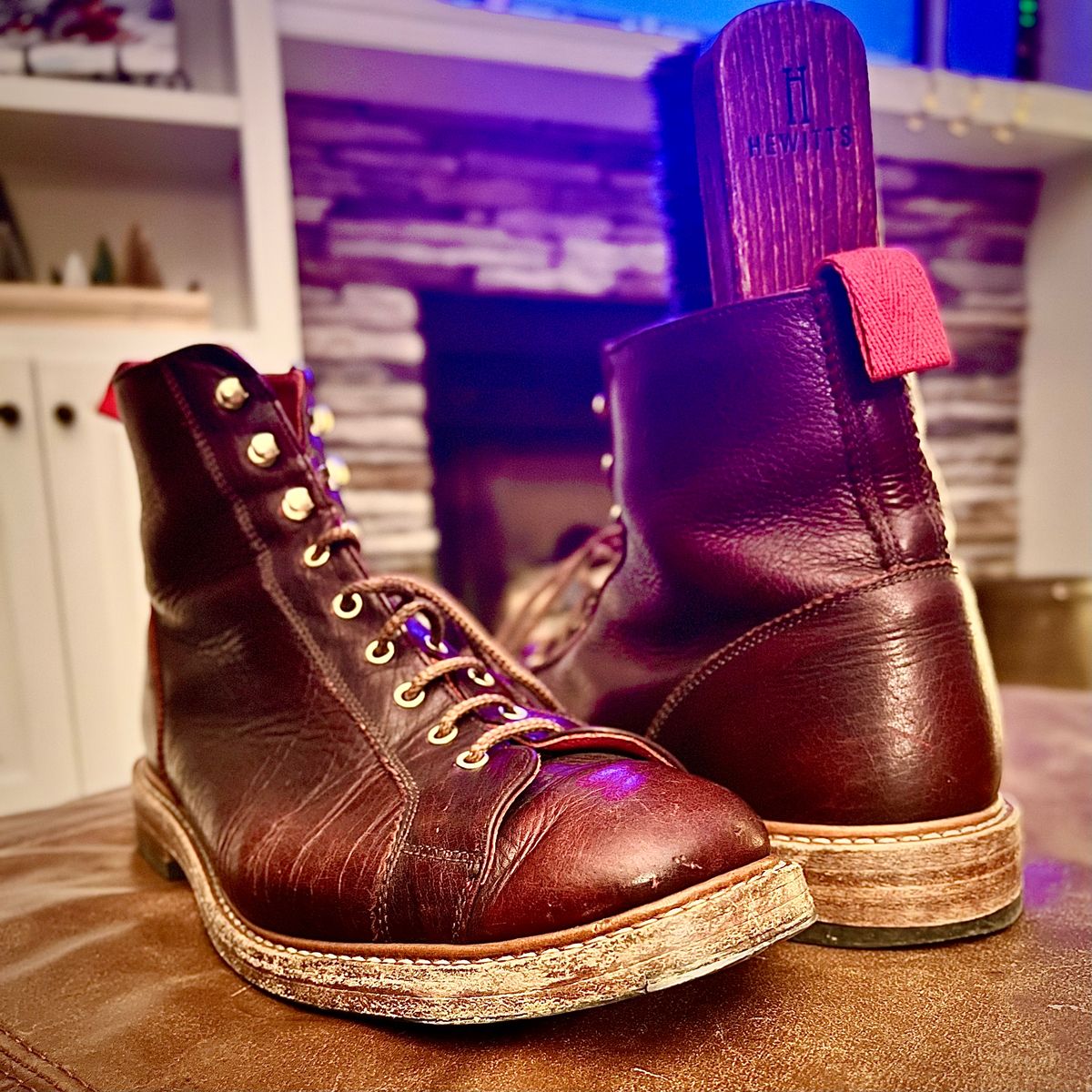 Photo by hai.kobl on November 23, 2022 of the Tricker's Ethan Monkey Boot in C.F. Stead Sign Classic Kudu.