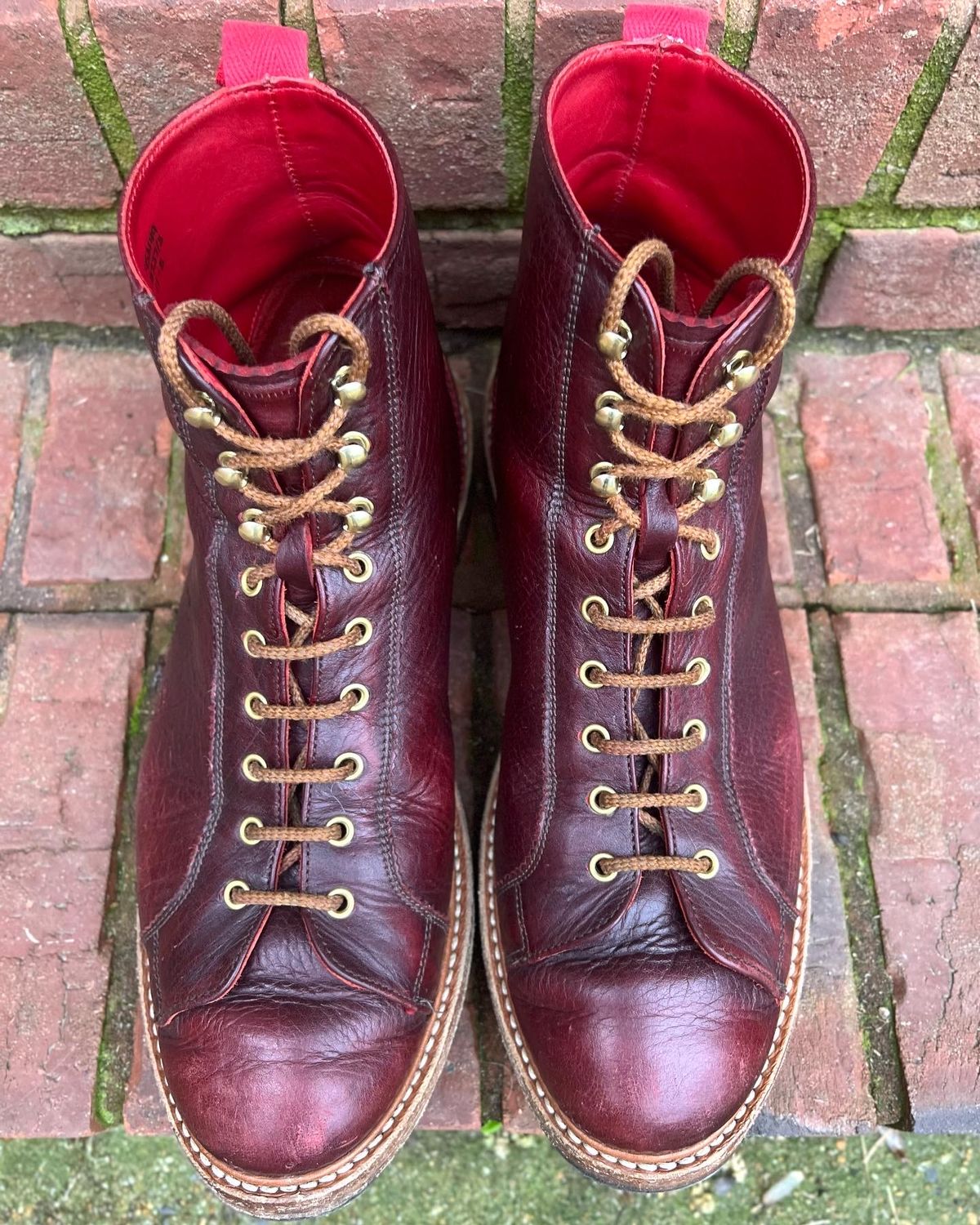 Photo by hai.kobl on February 6, 2023 of the Tricker's Ethan Monkey Boot in C.F. Stead Sign Classic Kudu.