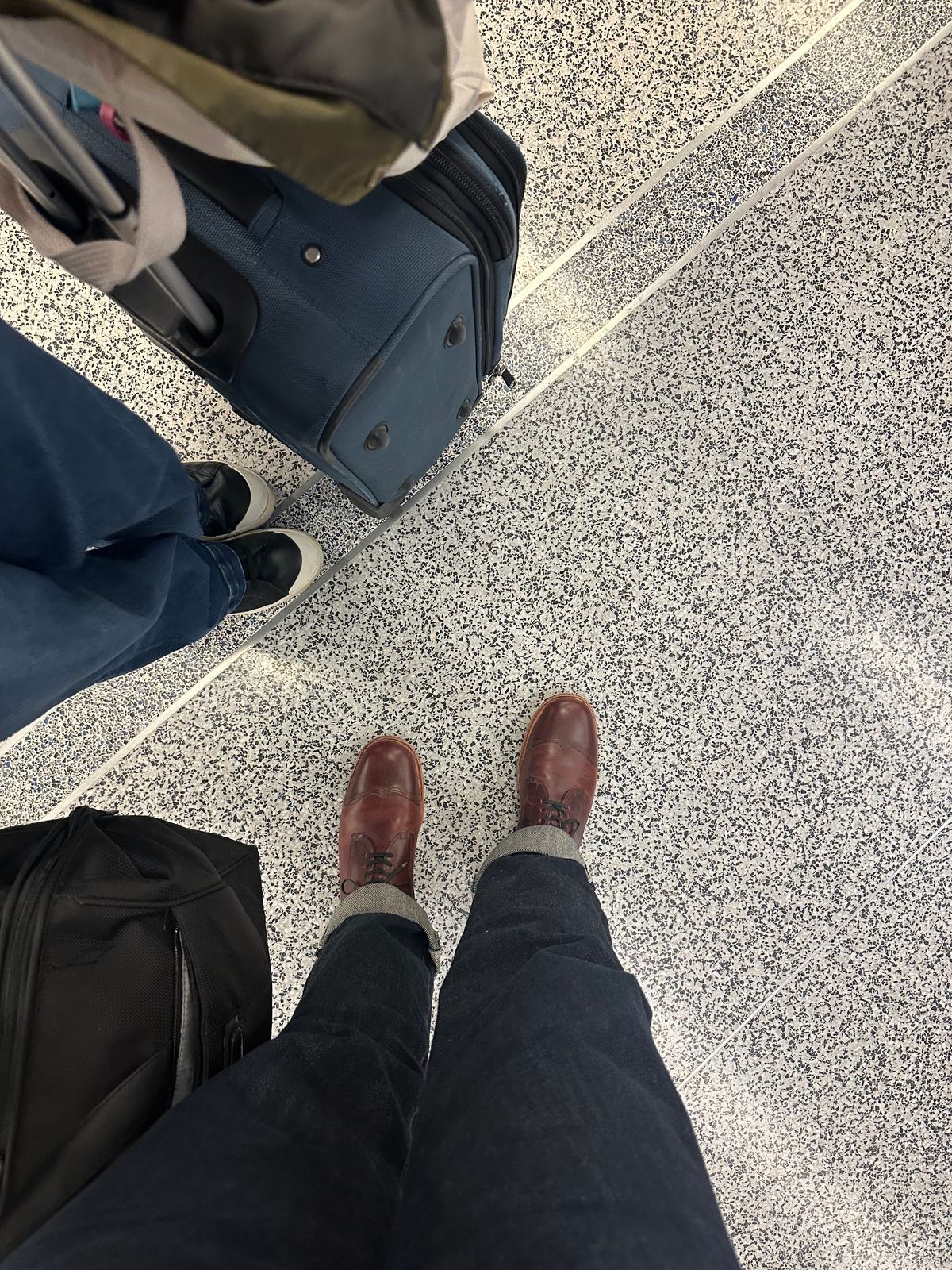 Photo by HaargusMcFargus on November 5, 2024 of the Harrison Elliott Footwear Custom Model in Acadia Leather - America - Red.