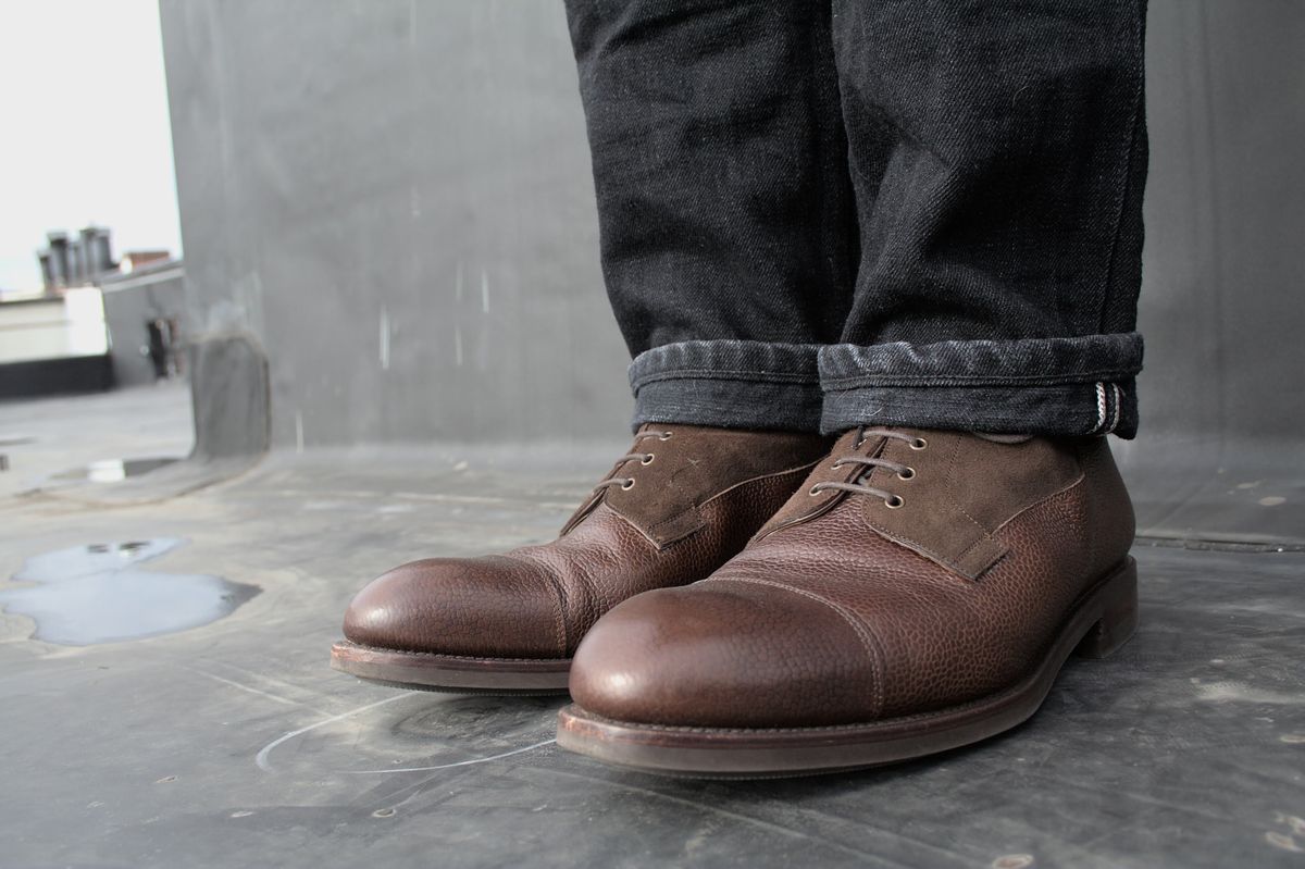 Photo by lucidpivot on November 1, 2022 of the Carmina Work Boots 80791 in Du Puy Brown Country Calf.