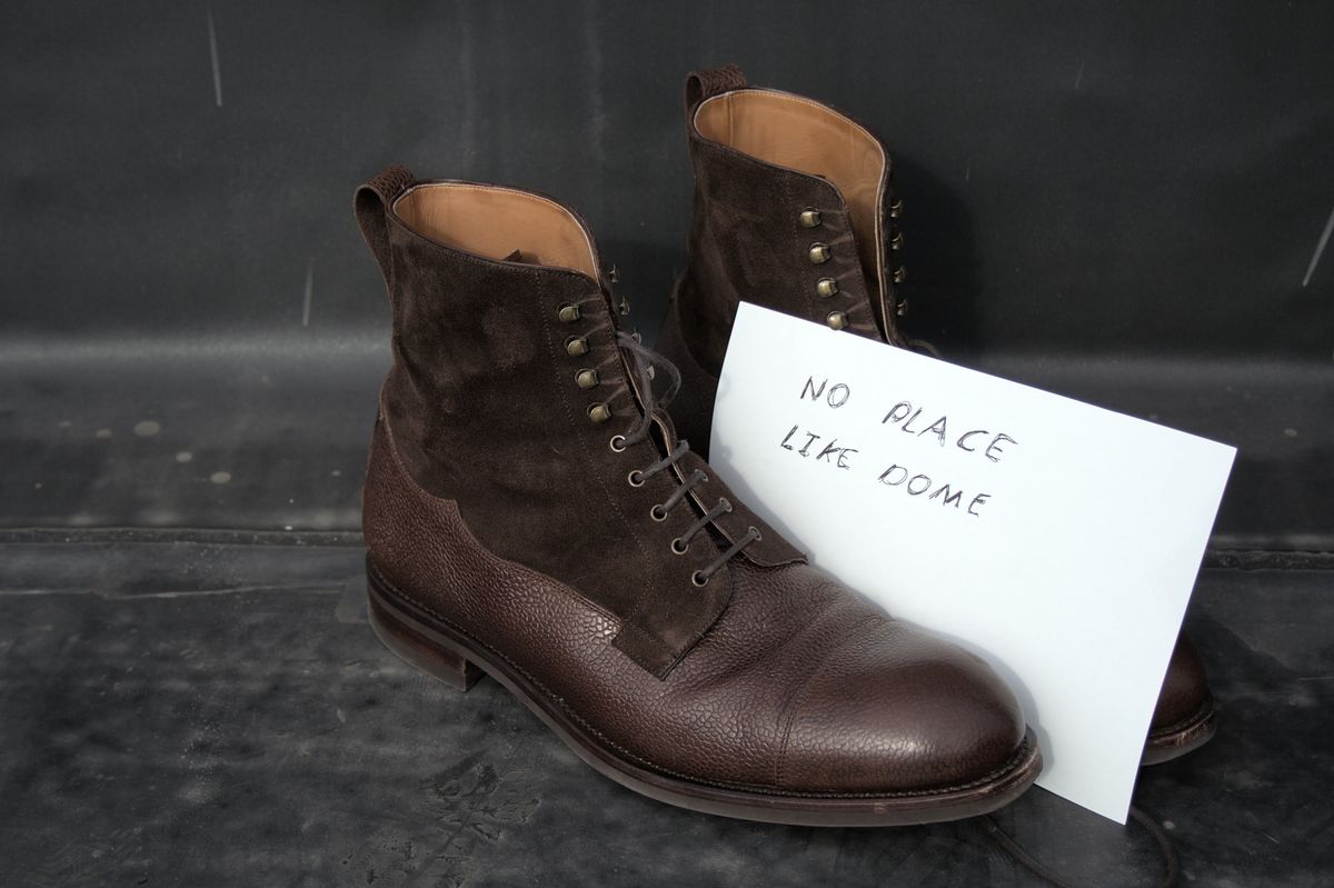 Photo by lucidpivot on November 1, 2022 of the Carmina Work Boots 80791 in Du Puy Brown Country Calf.