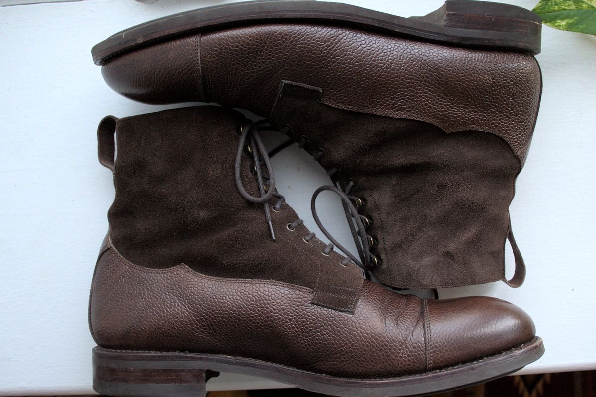 Photo by lucidpivot on February 5, 2023 of the Carmina Work Boots 80791 in Du Puy Brown Country Calf.