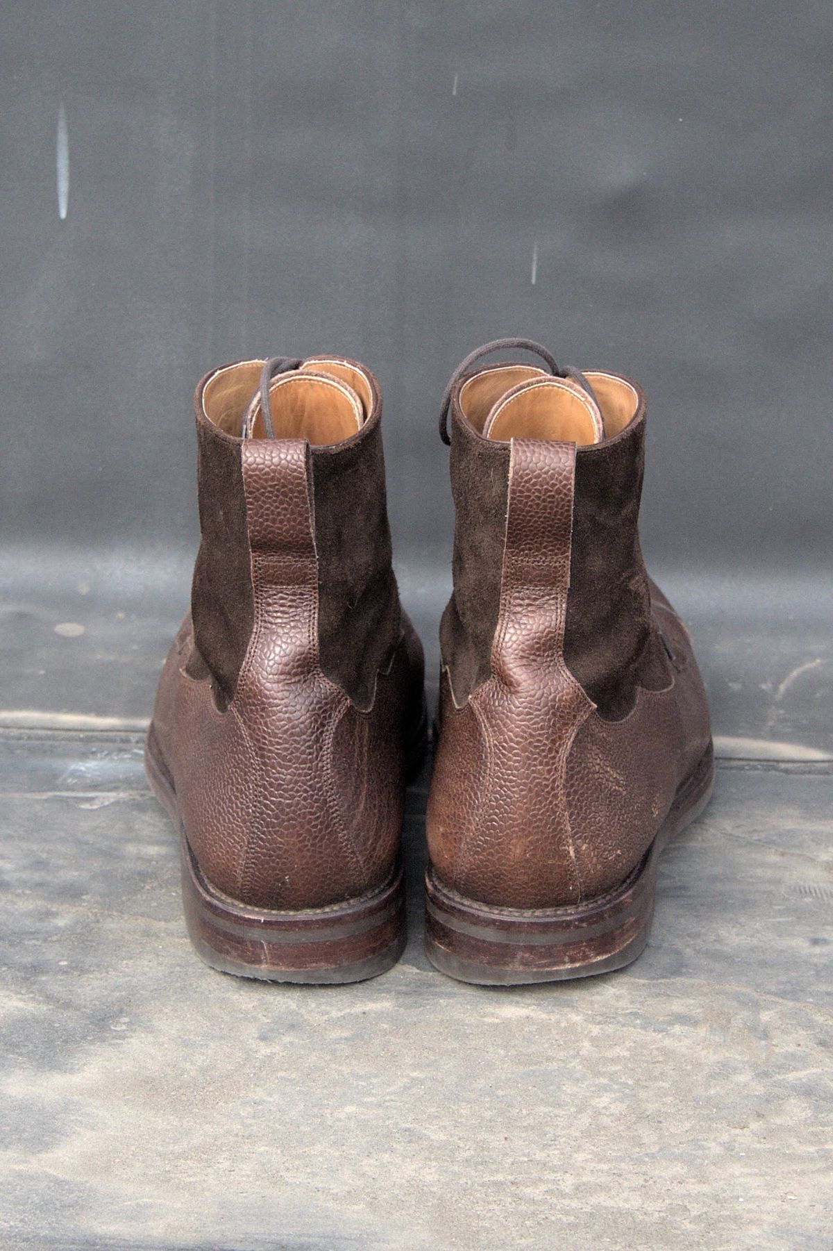 Photo by lucidpivot on April 4, 2023 of the Carmina Work Boots 80791 in Du Puy Brown Country Calf.