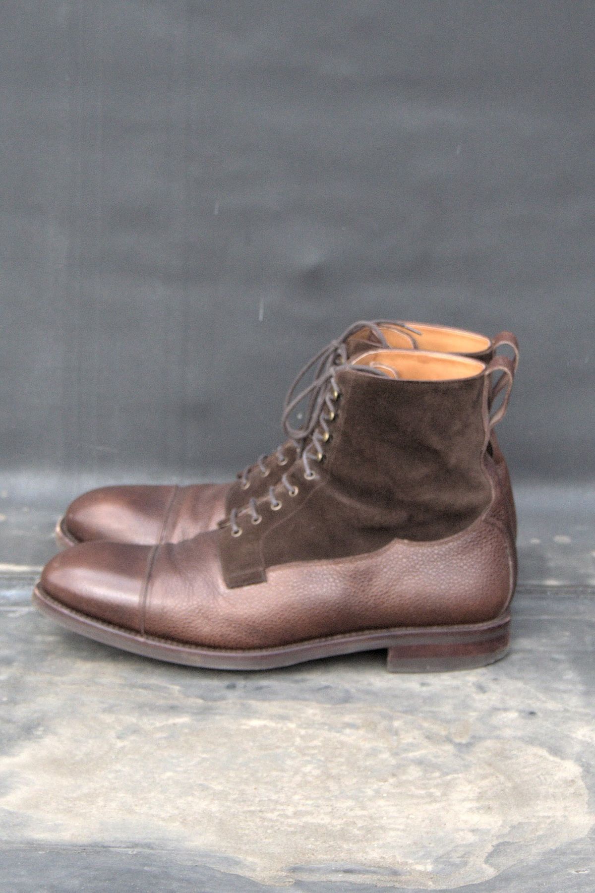 Photo by lucidpivot on April 4, 2023 of the Carmina Work Boots 80791 in Du Puy Brown Country Calf.