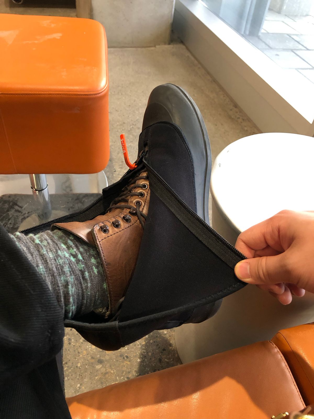 Photo by Ageless on December 4, 2022 of the White's Stevens (Plain Toe) in Horween Natural Chromexcel.