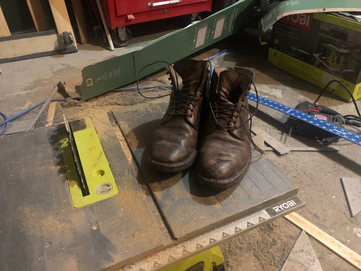 Photo by Ageless on February 21, 2023 of the White's Stevens (Plain Toe) in Horween Natural Chromexcel.
