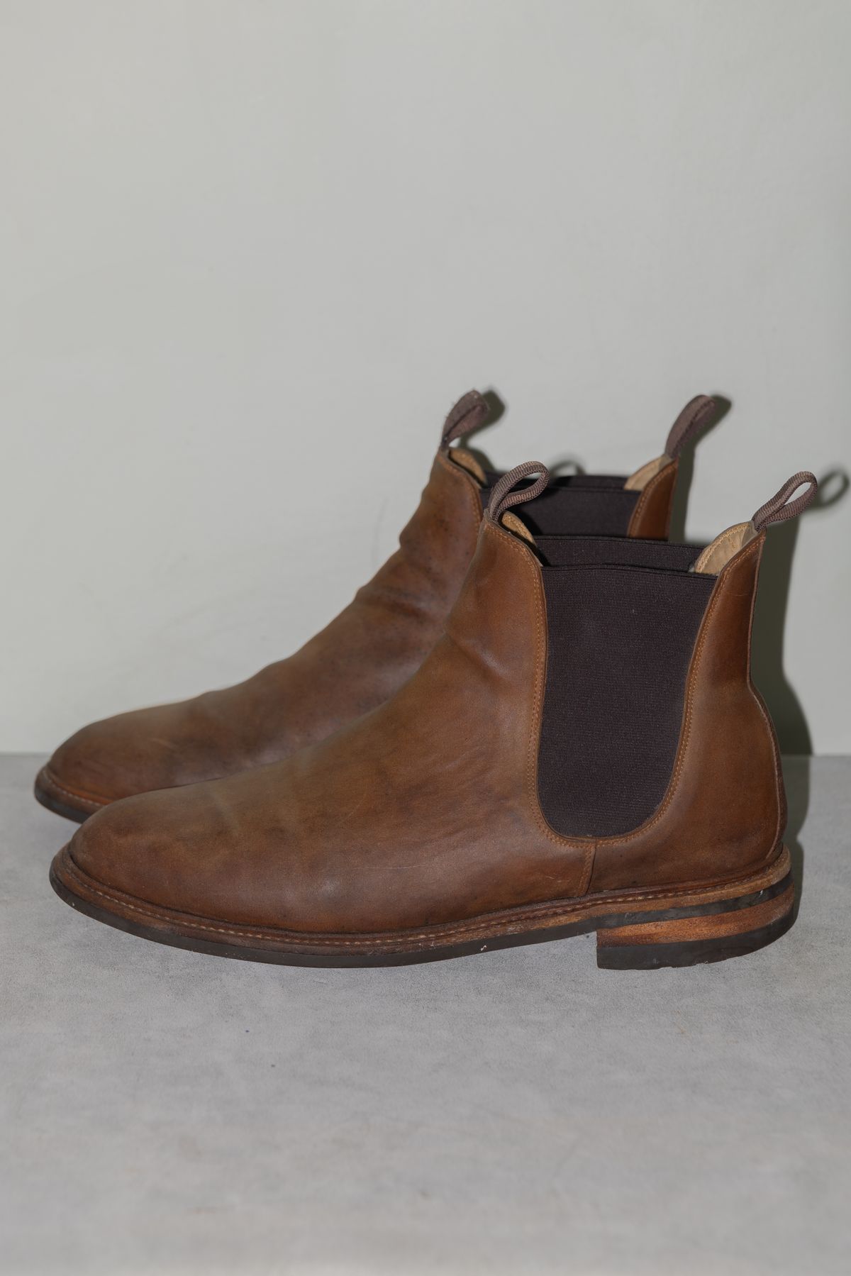 Photo by Syzygy on October 1, 2025 of the Meermin Chelsea Boot in Whiskey Heritage Shell Cordovan.