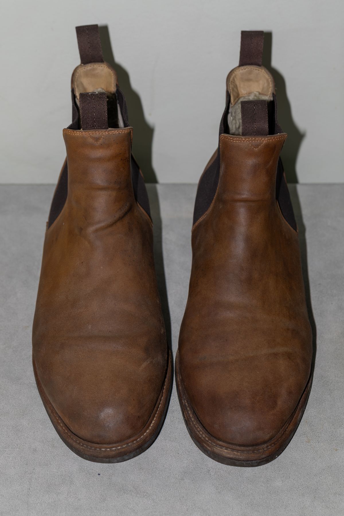 Photo by Syzygy on October 1, 2025 of the Meermin Chelsea Boot in Whiskey Heritage Shell Cordovan.