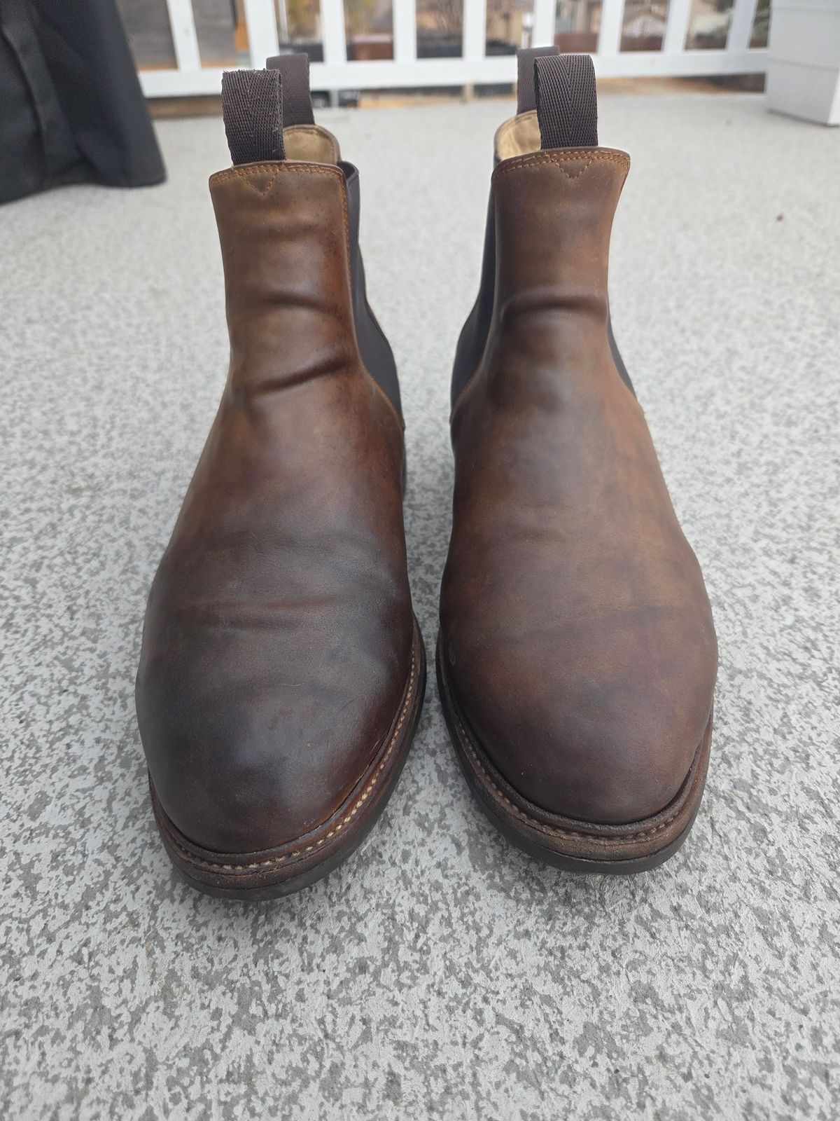 Photo by Syzygy on November 5, 2025 of the Meermin Chelsea Boot in Whiskey Heritage Shell Cordovan.