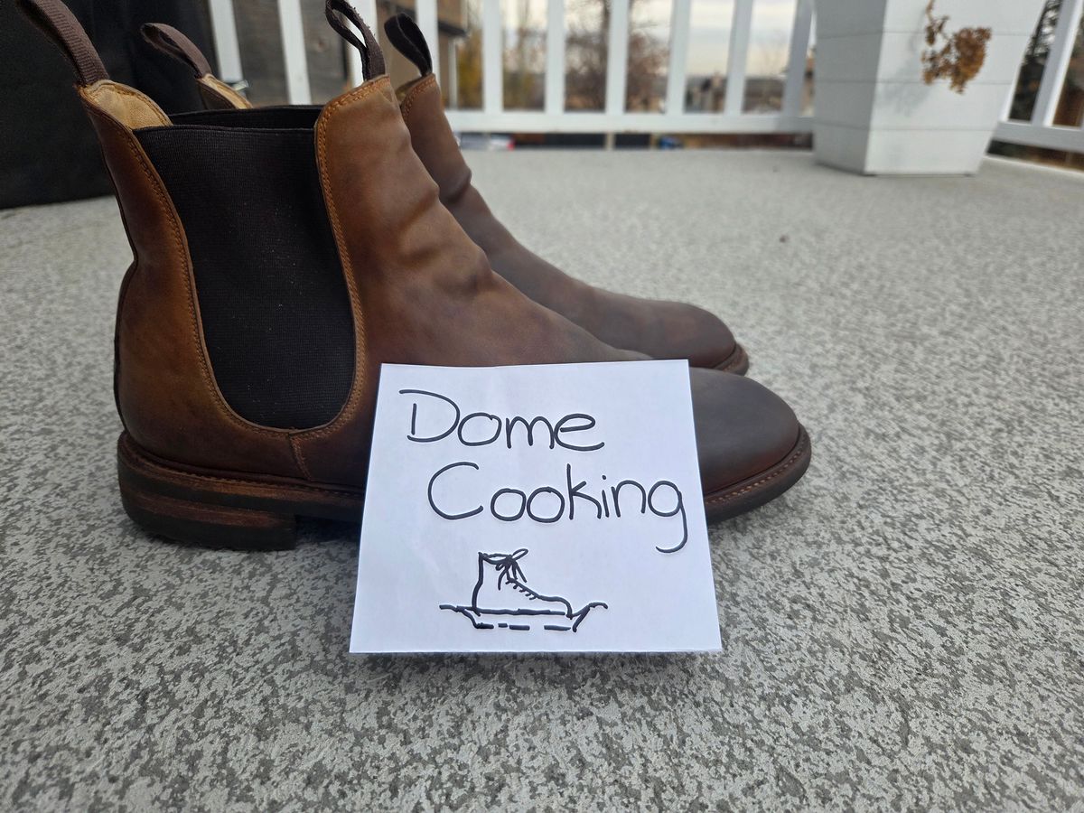 Photo by Syzygy on November 5, 2025 of the Meermin Chelsea Boot in Whiskey Heritage Shell Cordovan.